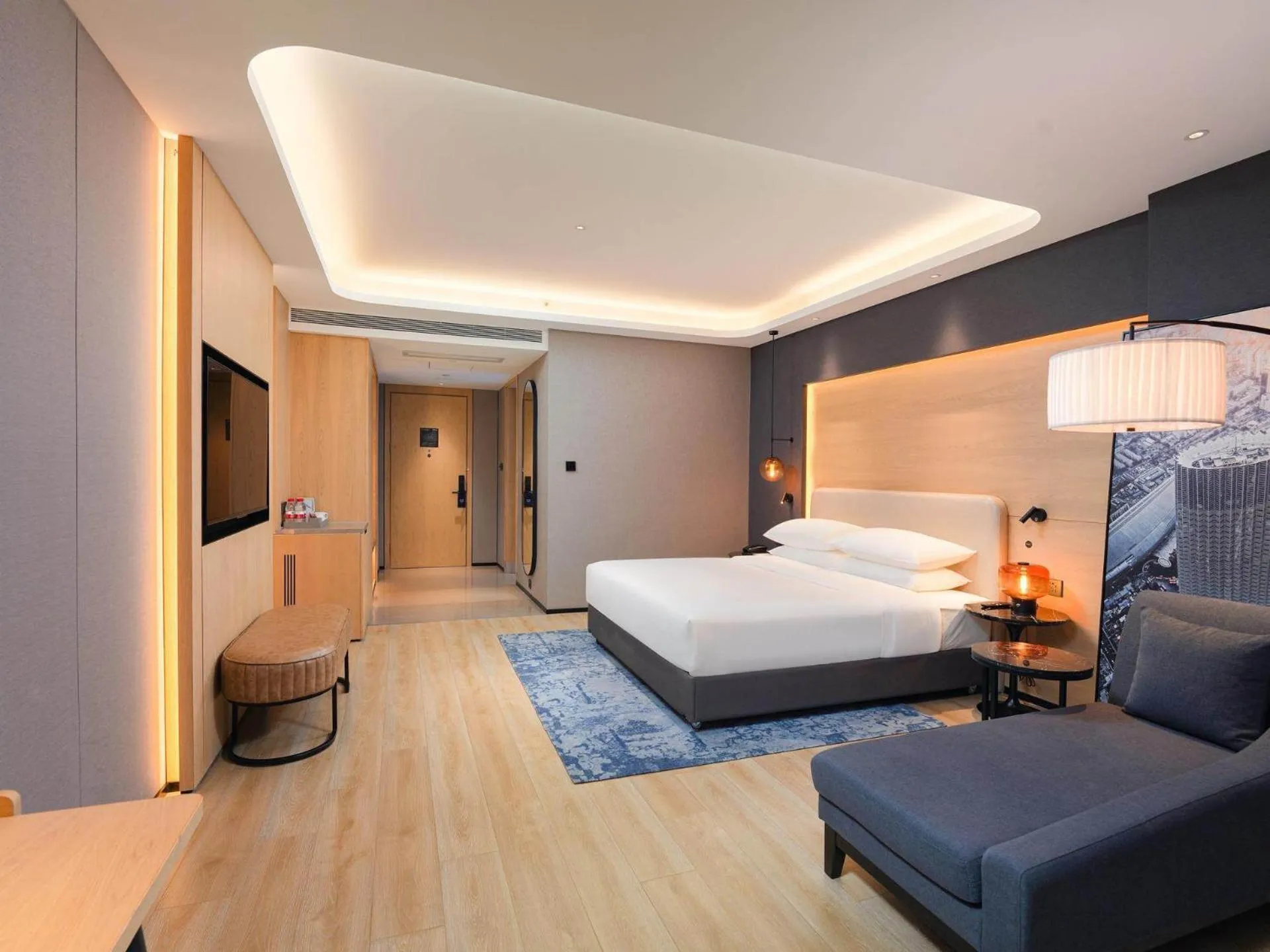 Photo of the whole room, Bed in Park Inn by Radission Tianjin Binhai International Airport