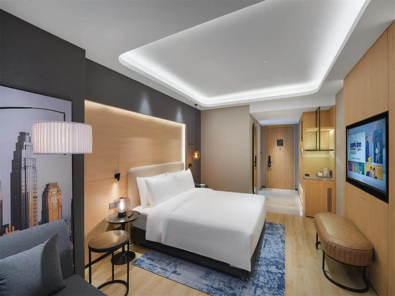 Photo of the whole room, Bed in Park Inn by Radission Tianjin Binhai International Airport