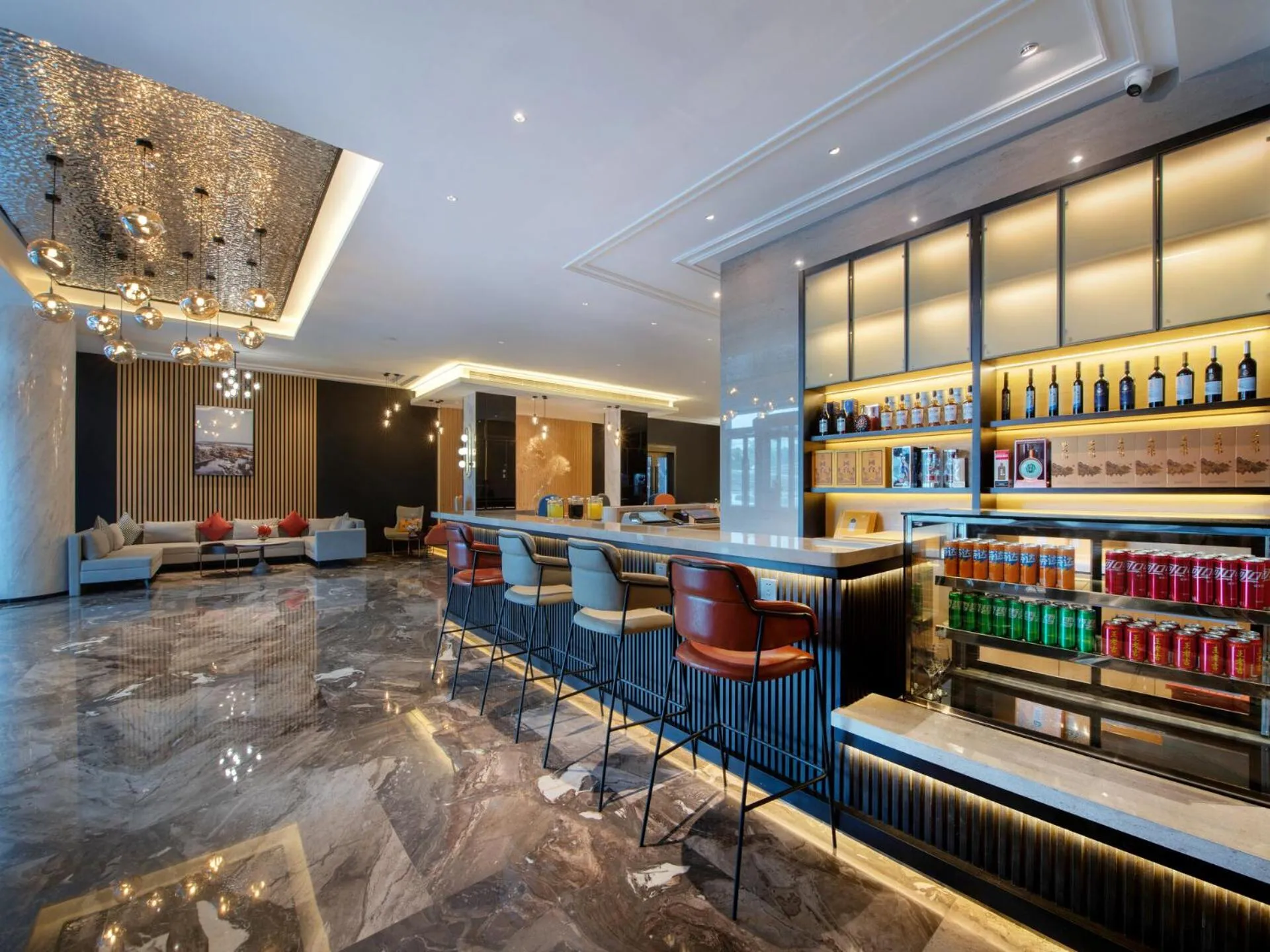 Lounge or bar in Park Inn by Radisson Zhuhai Gaolan Port