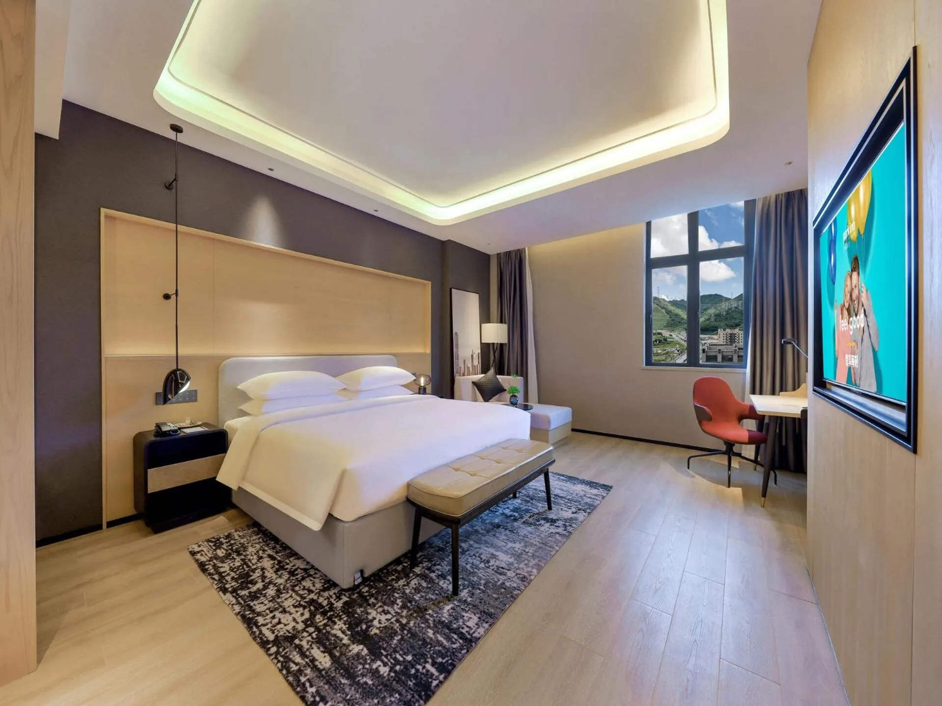 Photo of the whole room, Bed in Park Inn by Radisson Zhuhai Gaolan Port