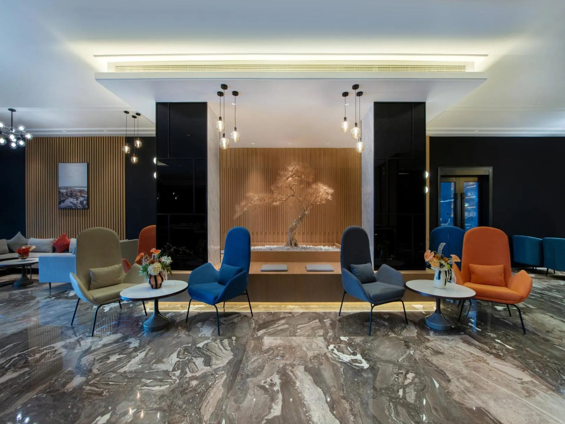 Seating area in Park Inn by Radisson Zhuhai Gaolan Port