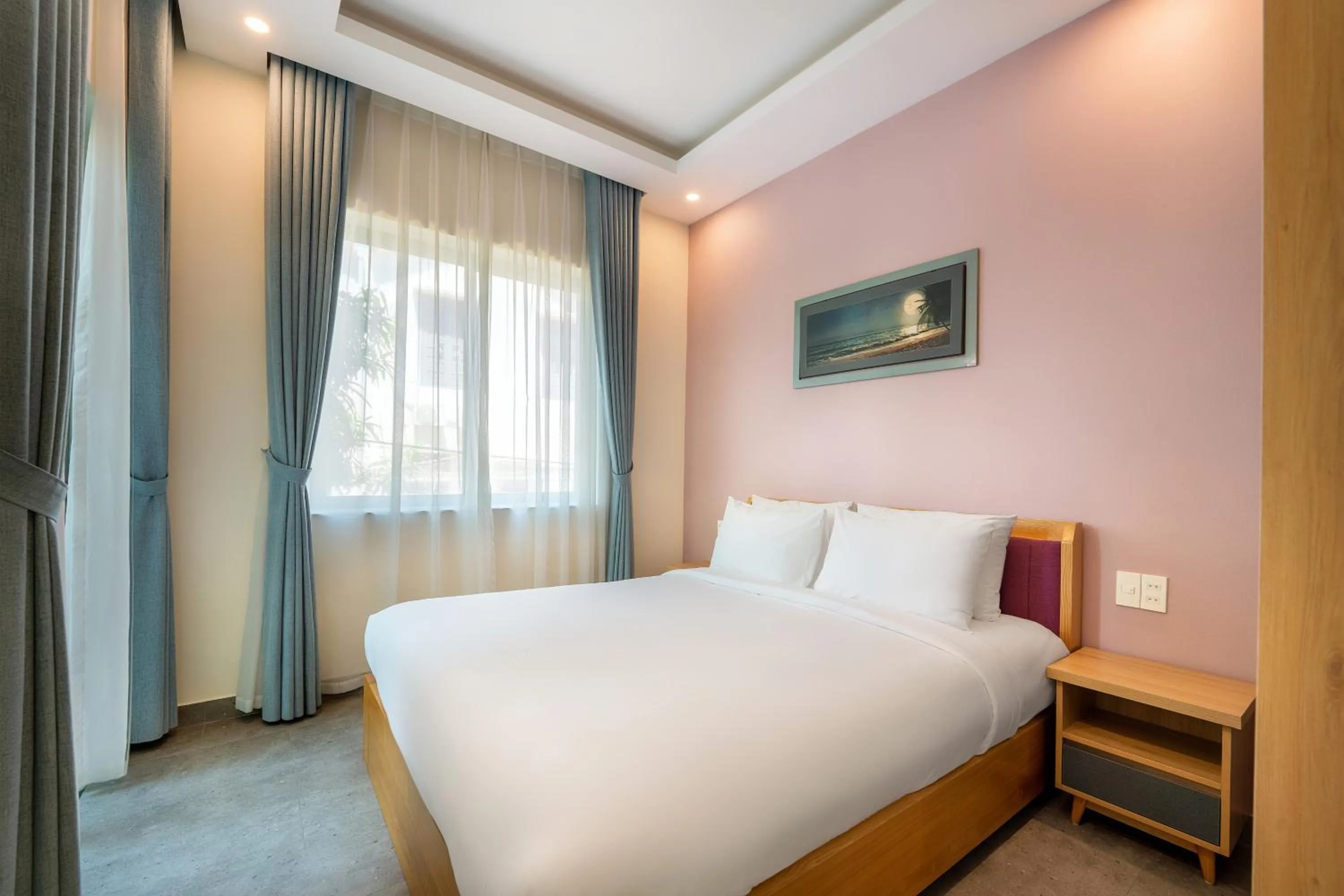 Bed in Full Moon Apartments & Villa - Hoi An