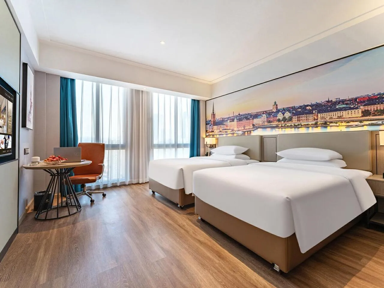 Bed in Vienna International Hotel Chongqing Jiangbeizui Financial Center