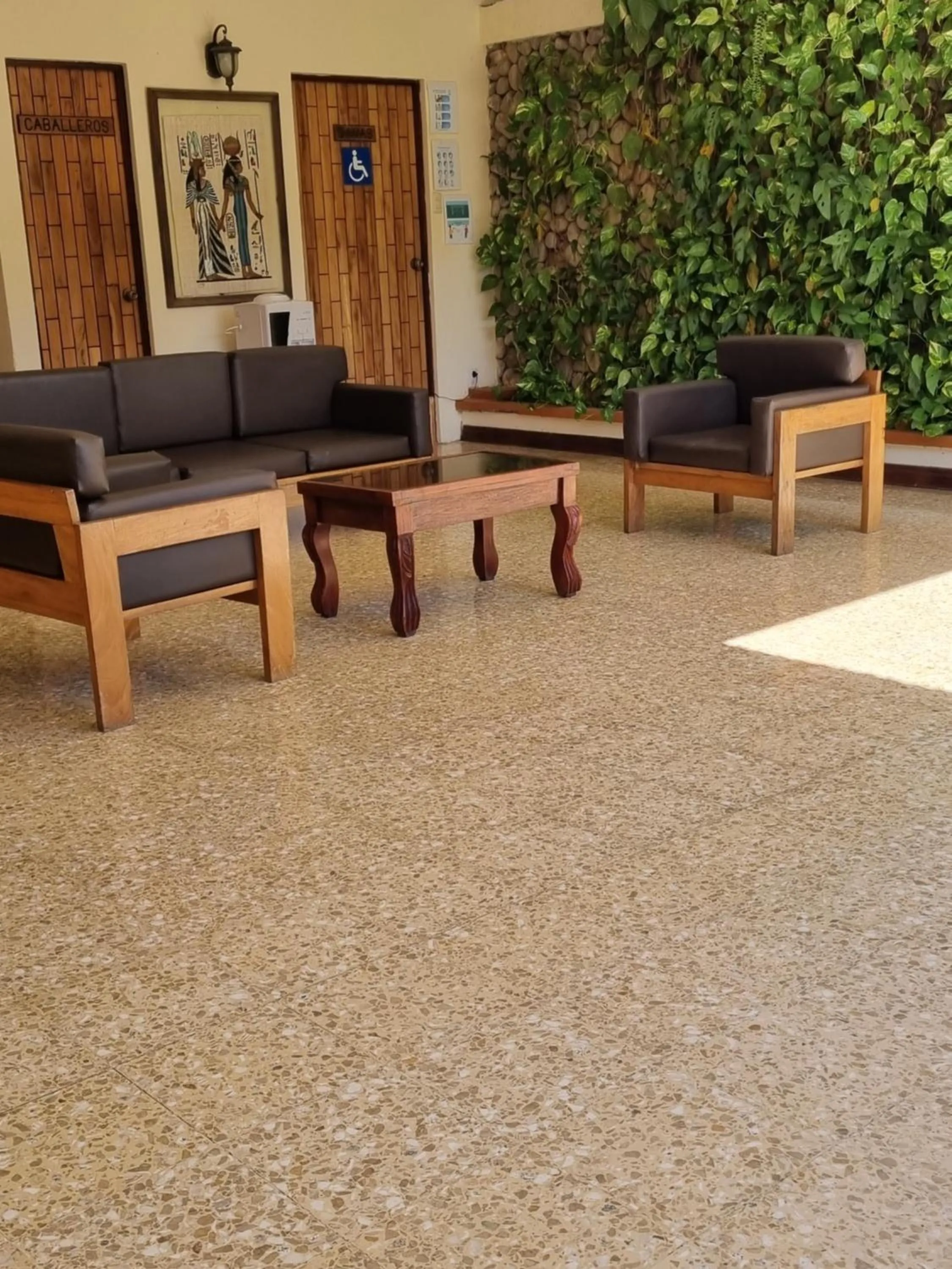 Seating area in Hotel La Siesta