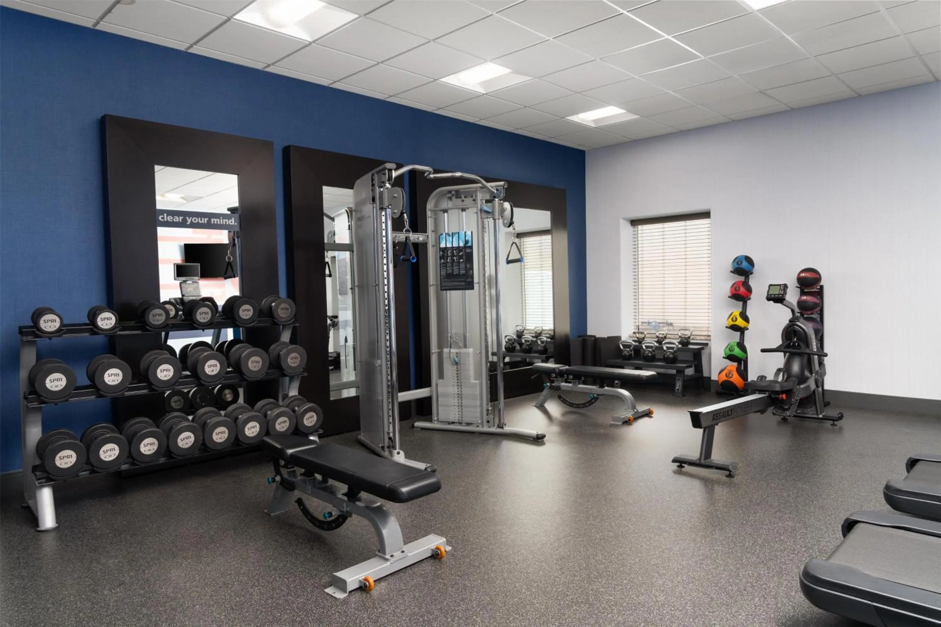 Fitness centre/facilities in Hampton Inn & Suites Albuquerque North/I-25