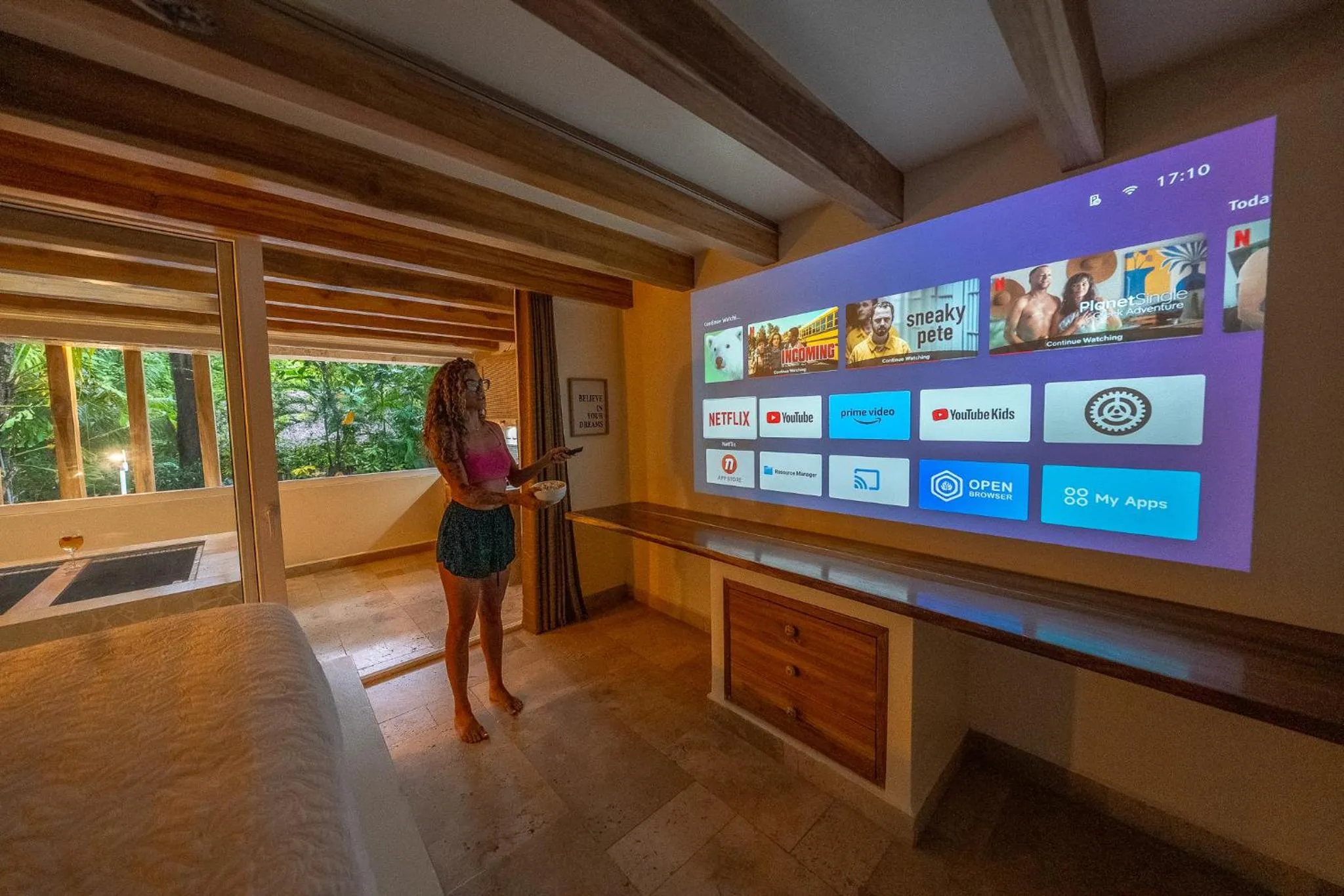 TV and multimedia in Dreamcatcher Hotel - Live the Dream of Santa Teresa