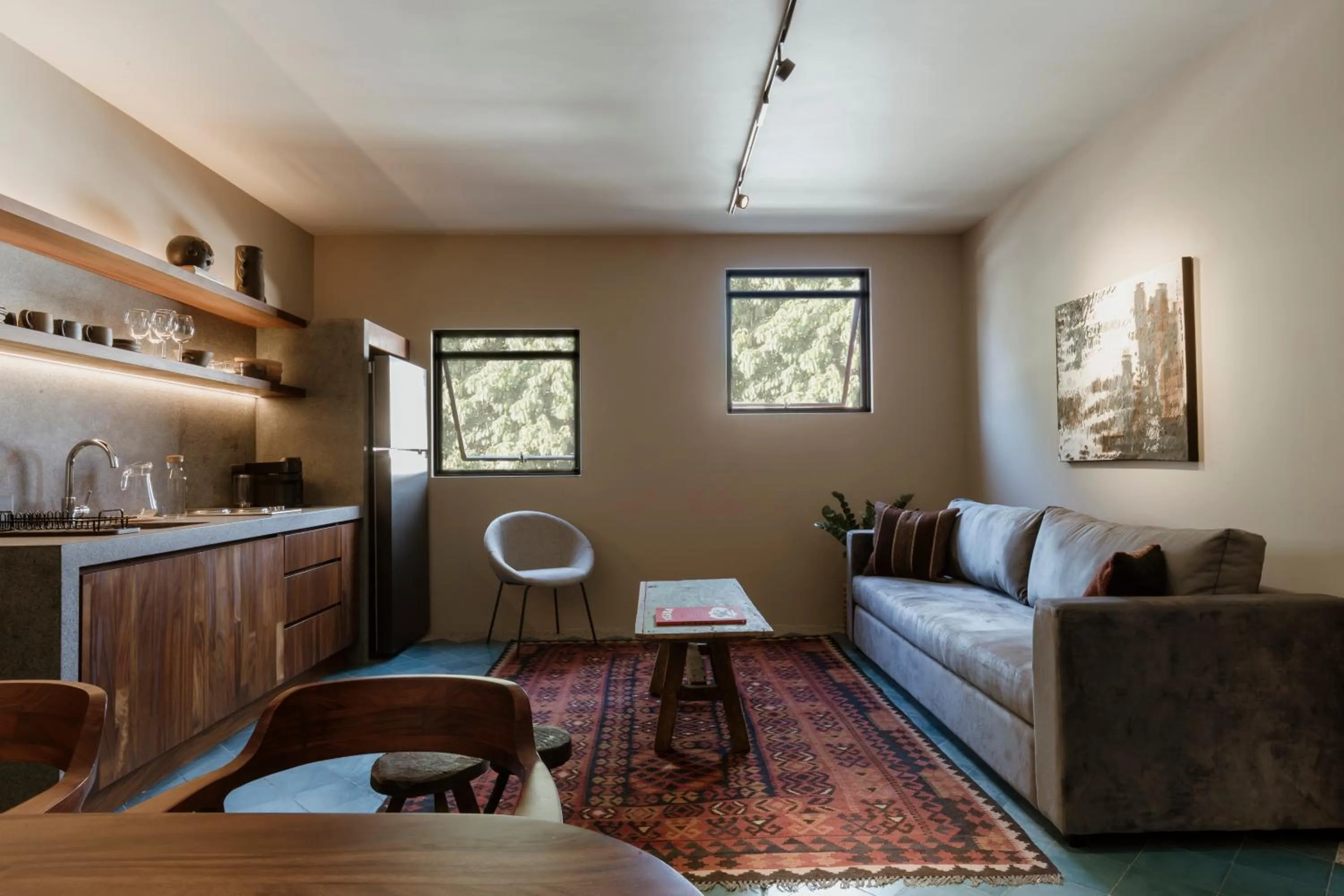 Kitchen or kitchenette in Macondo Arte Oaxaca