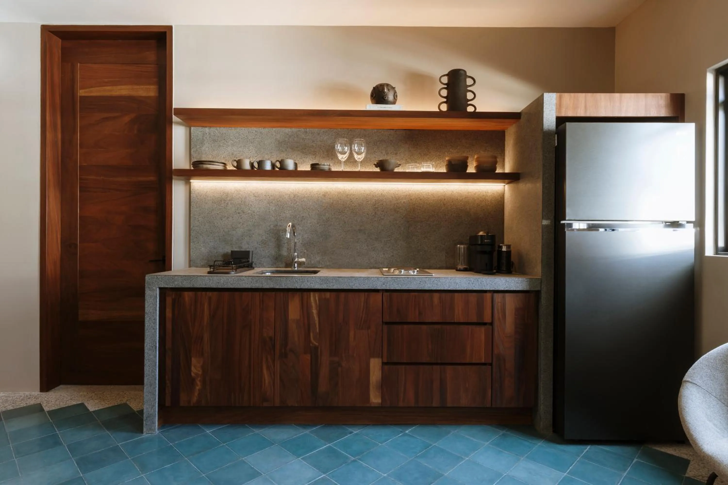 Kitchen or kitchenette in Macondo Arte Oaxaca