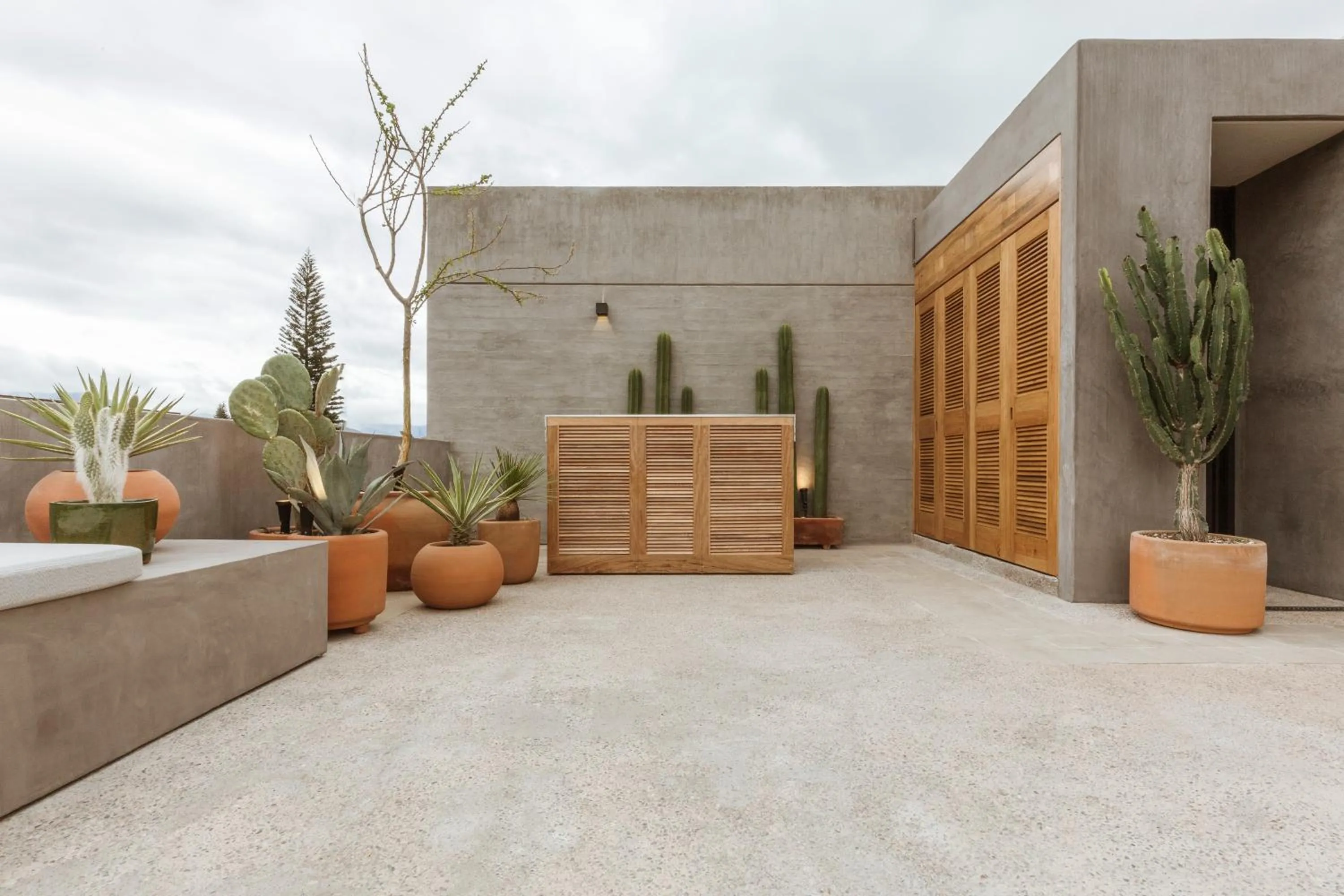 Patio in Macondo Arte Oaxaca