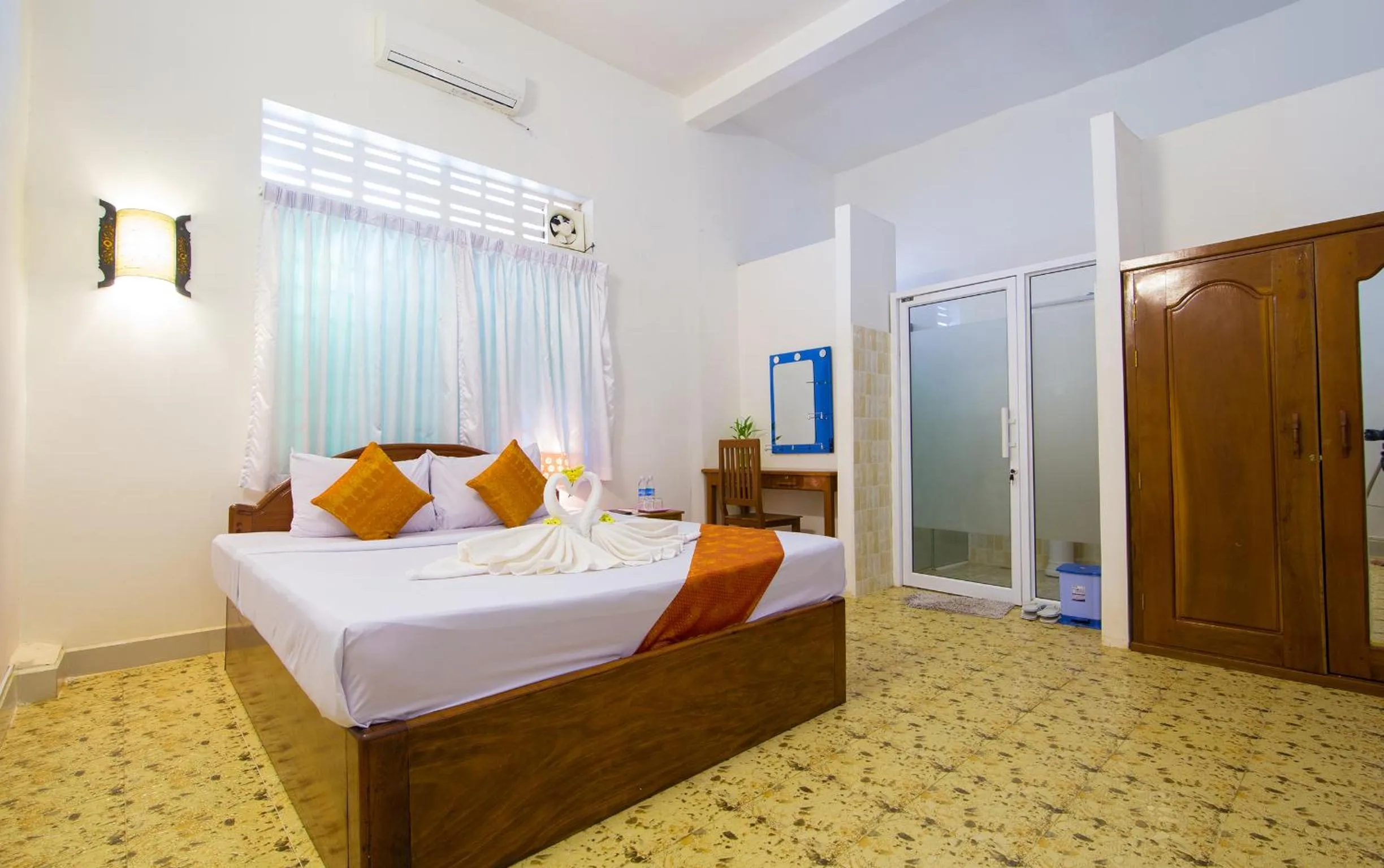 Photo of the whole room, Bed in Blossoming Romduol Boutique