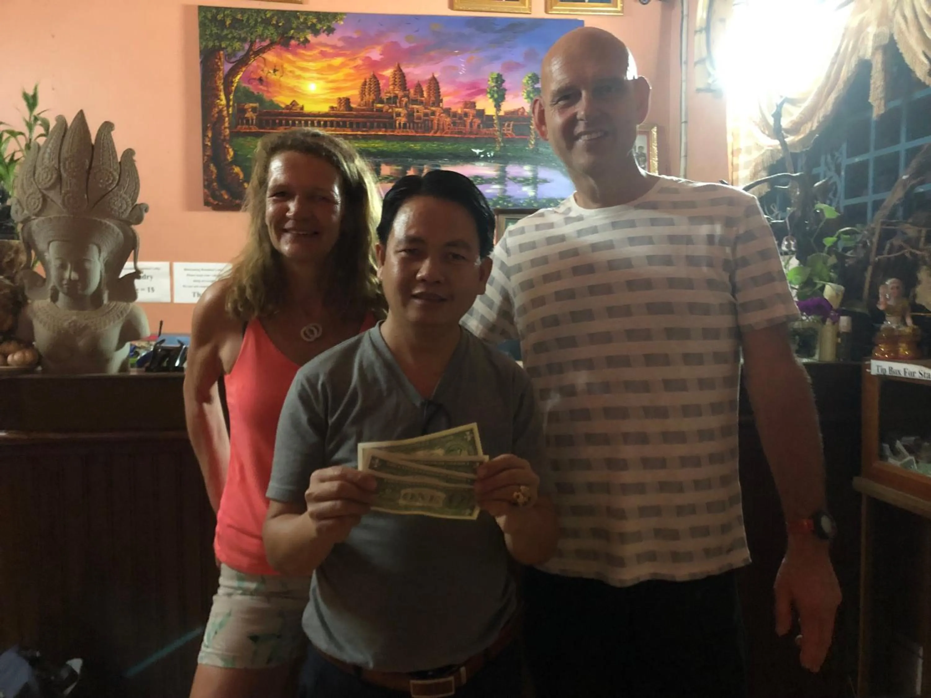 Staff in Blossoming Romduol Boutique