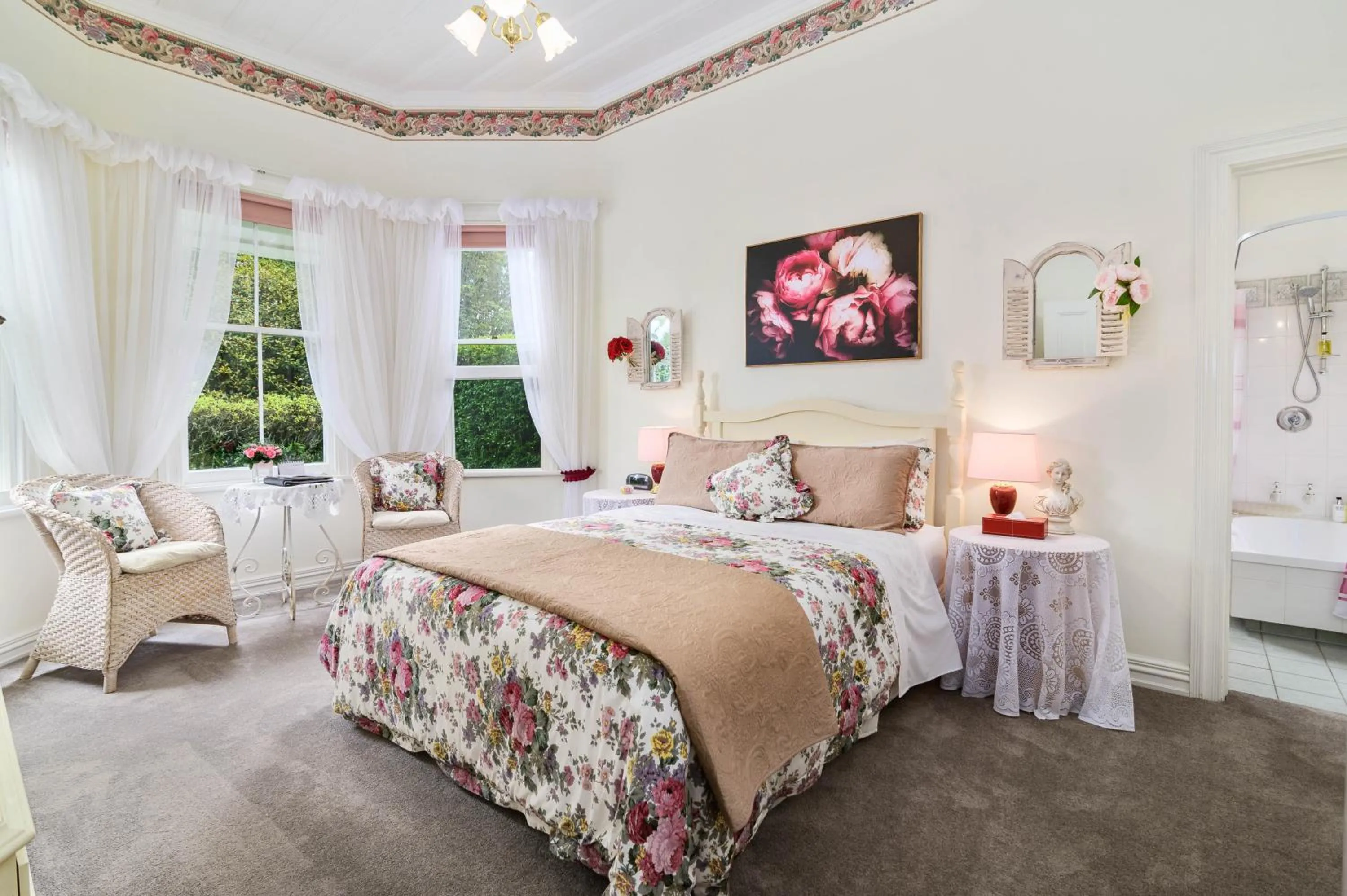 Bed in Country Villa Estate