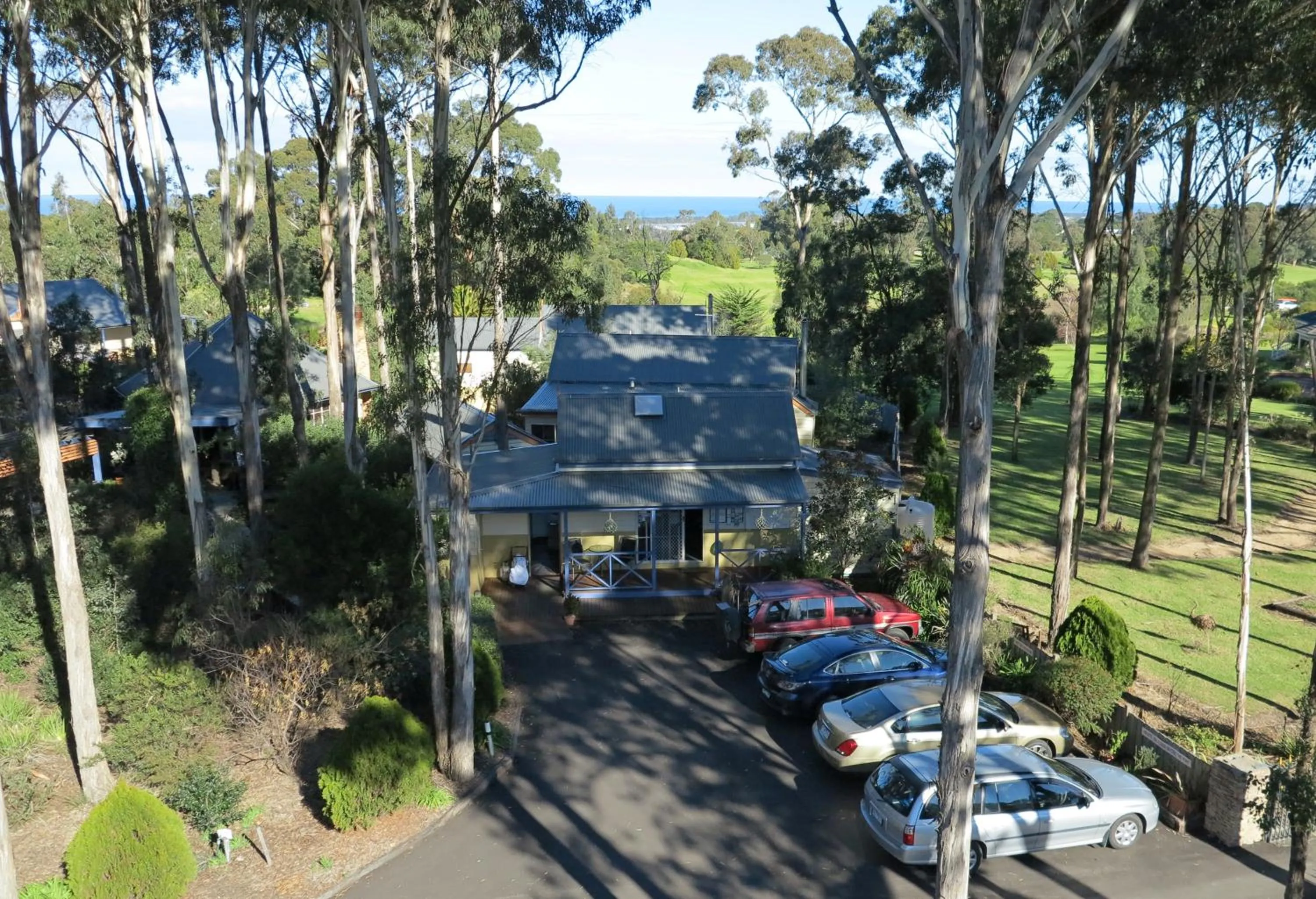 Bird's eye view in Waverley House Cottages