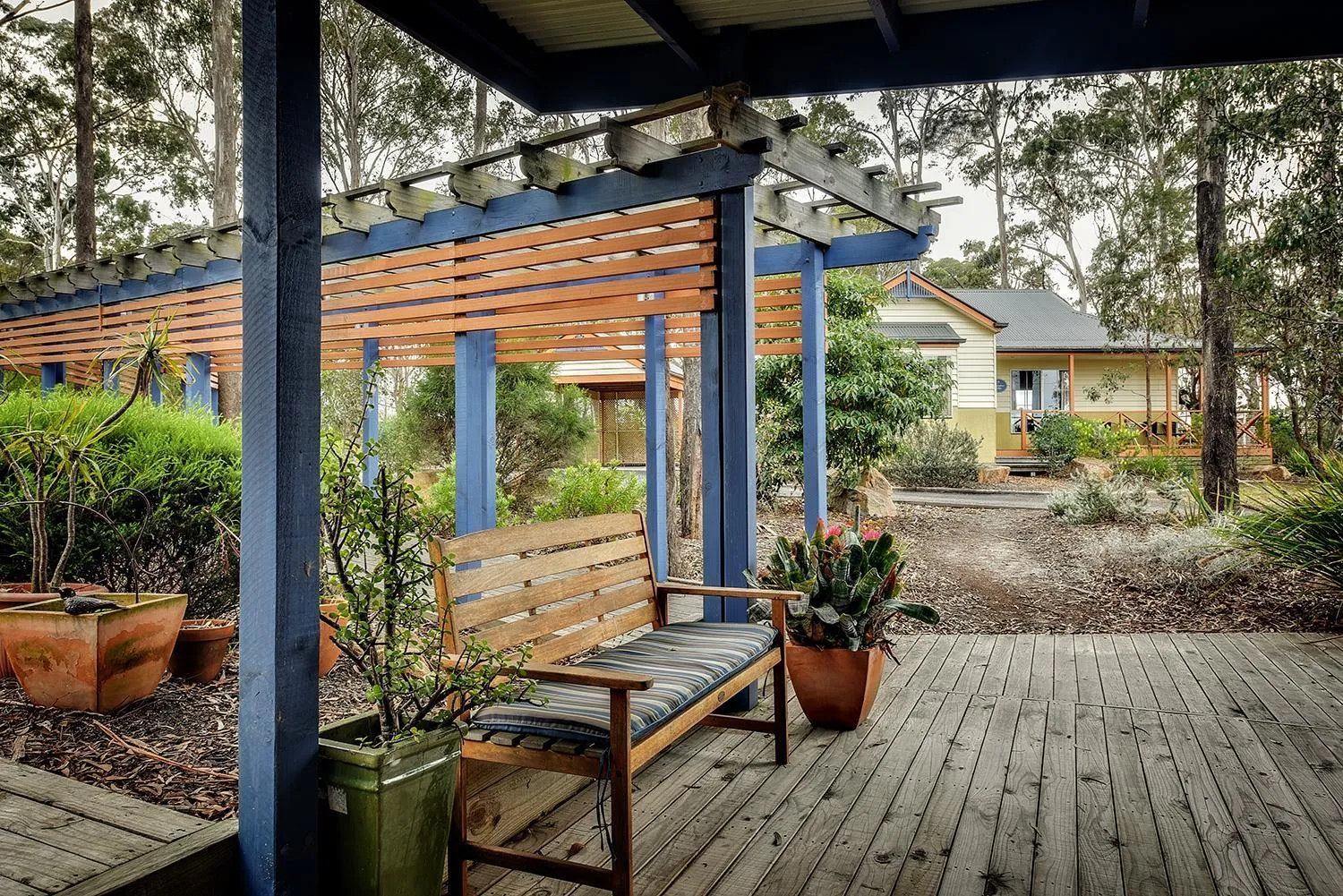 Garden in Waverley House Cottages