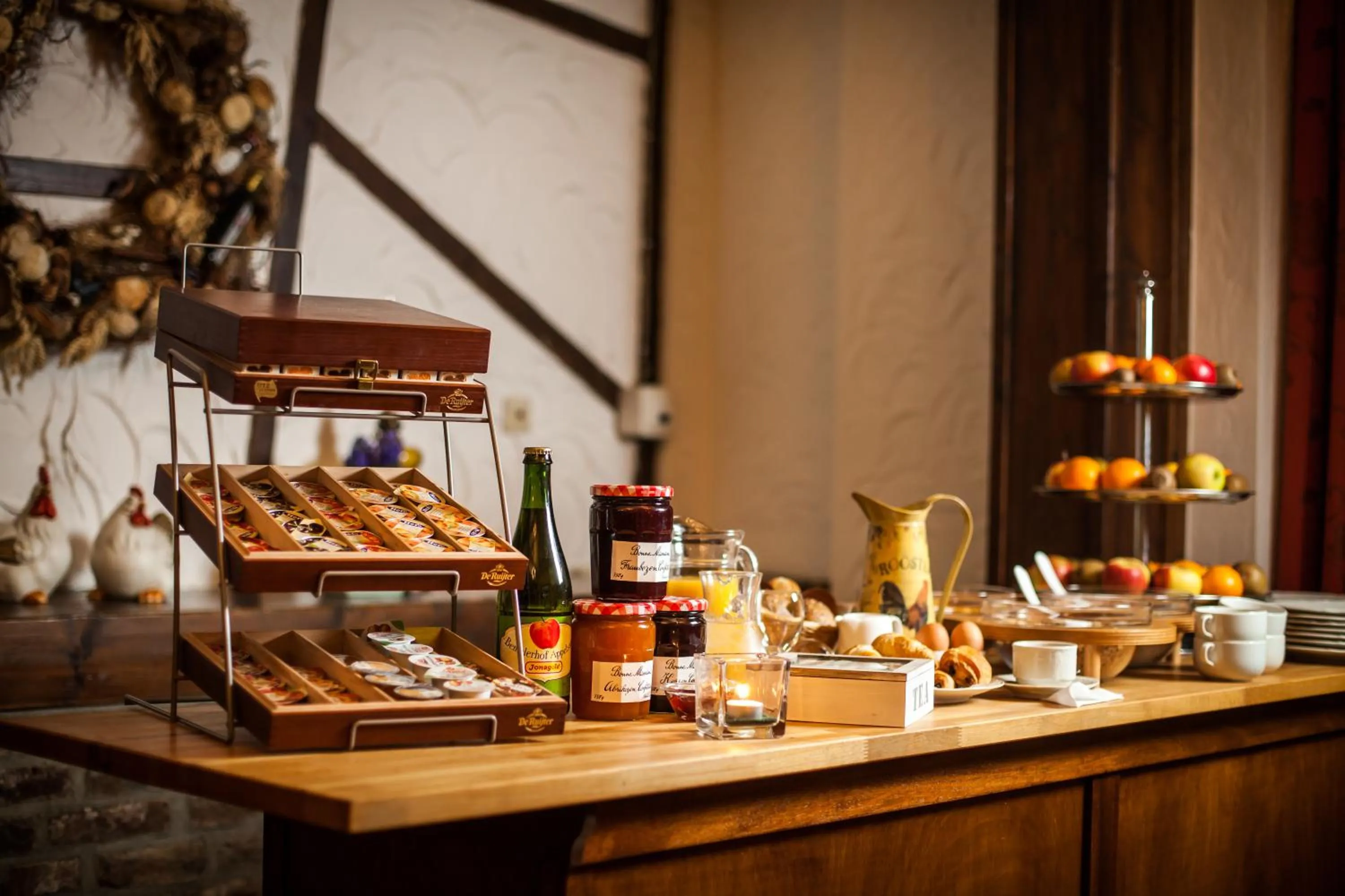 Food and drinks in Hotel Restaurant De Roosterhoeve