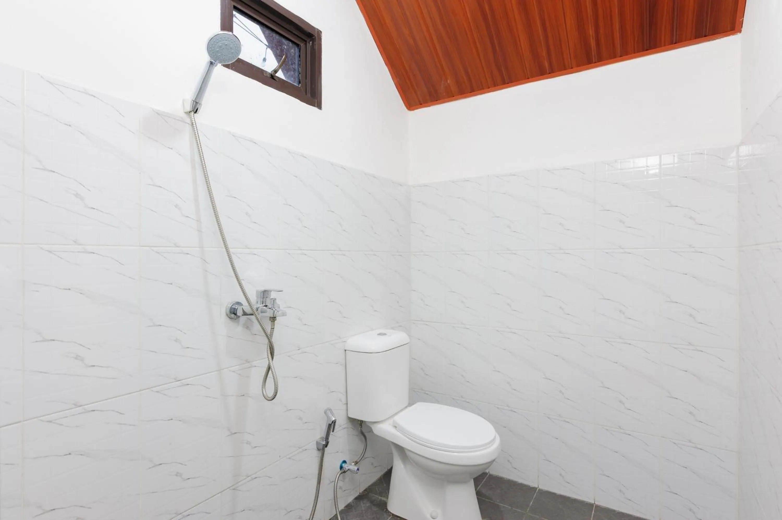 Bathroom in Urbanview Hotel Nerine's Glamping Village Cipanas by RedDoorz