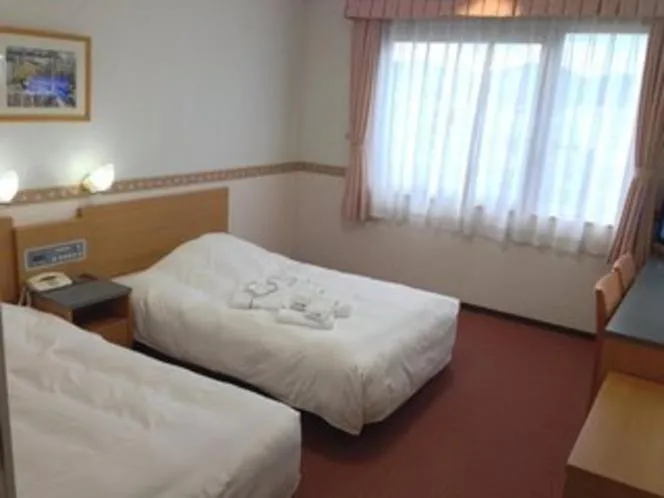 Photo of the whole room, Bed in Hotel Alpha-One Tsuruga Bypass