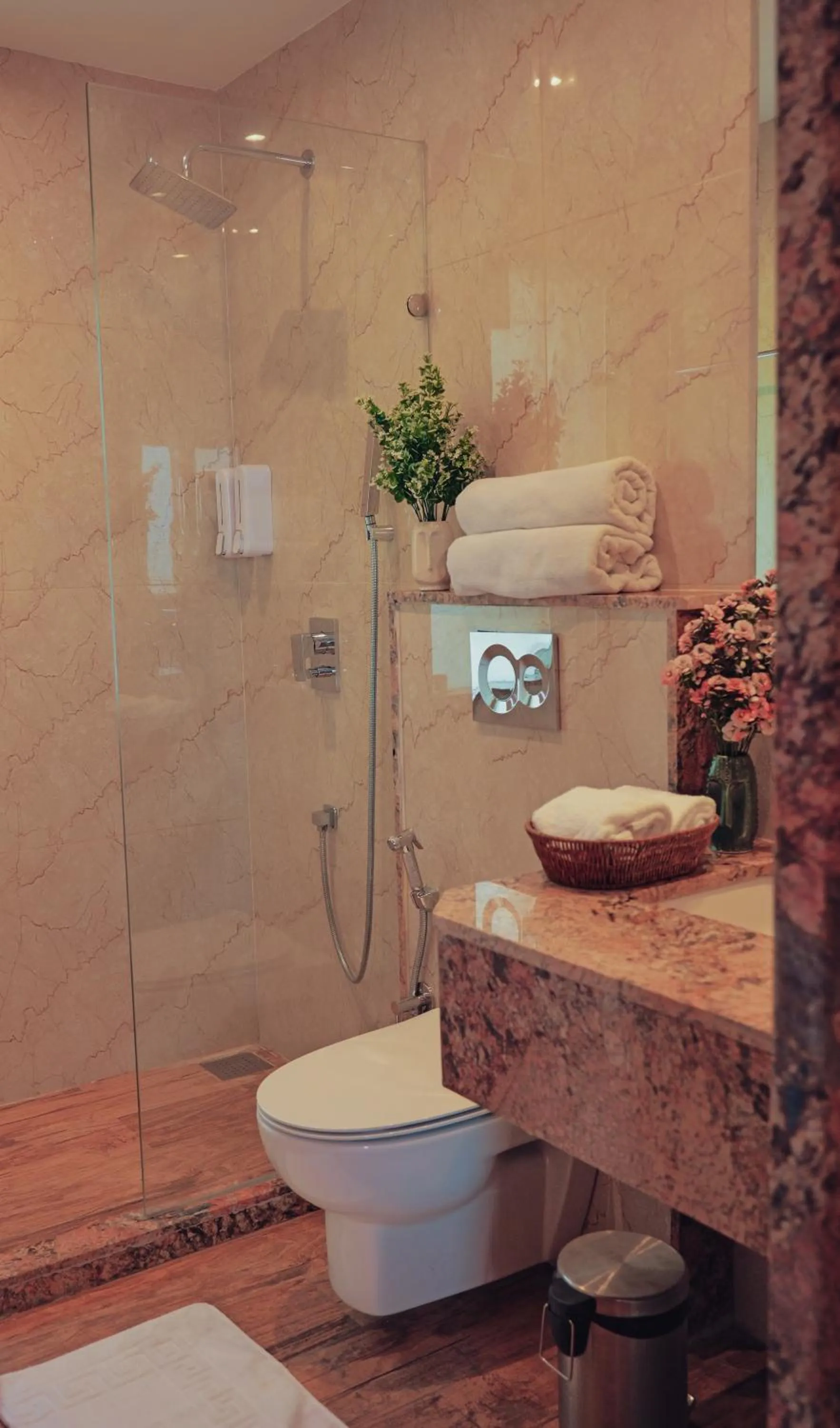 Bathroom in The Novello By Hotel Evergreen- Mussoorie