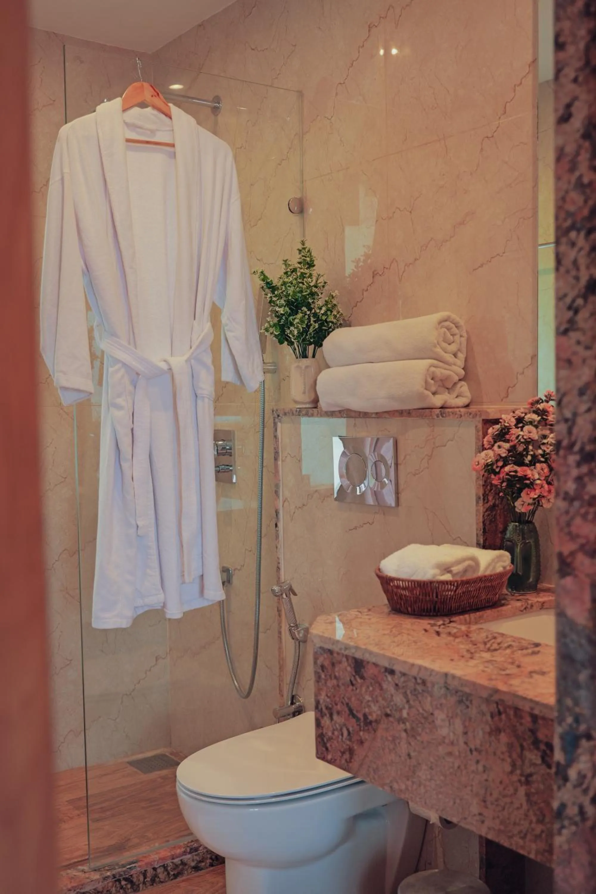 Bathroom in The Novello By Hotel Evergreen- Mussoorie