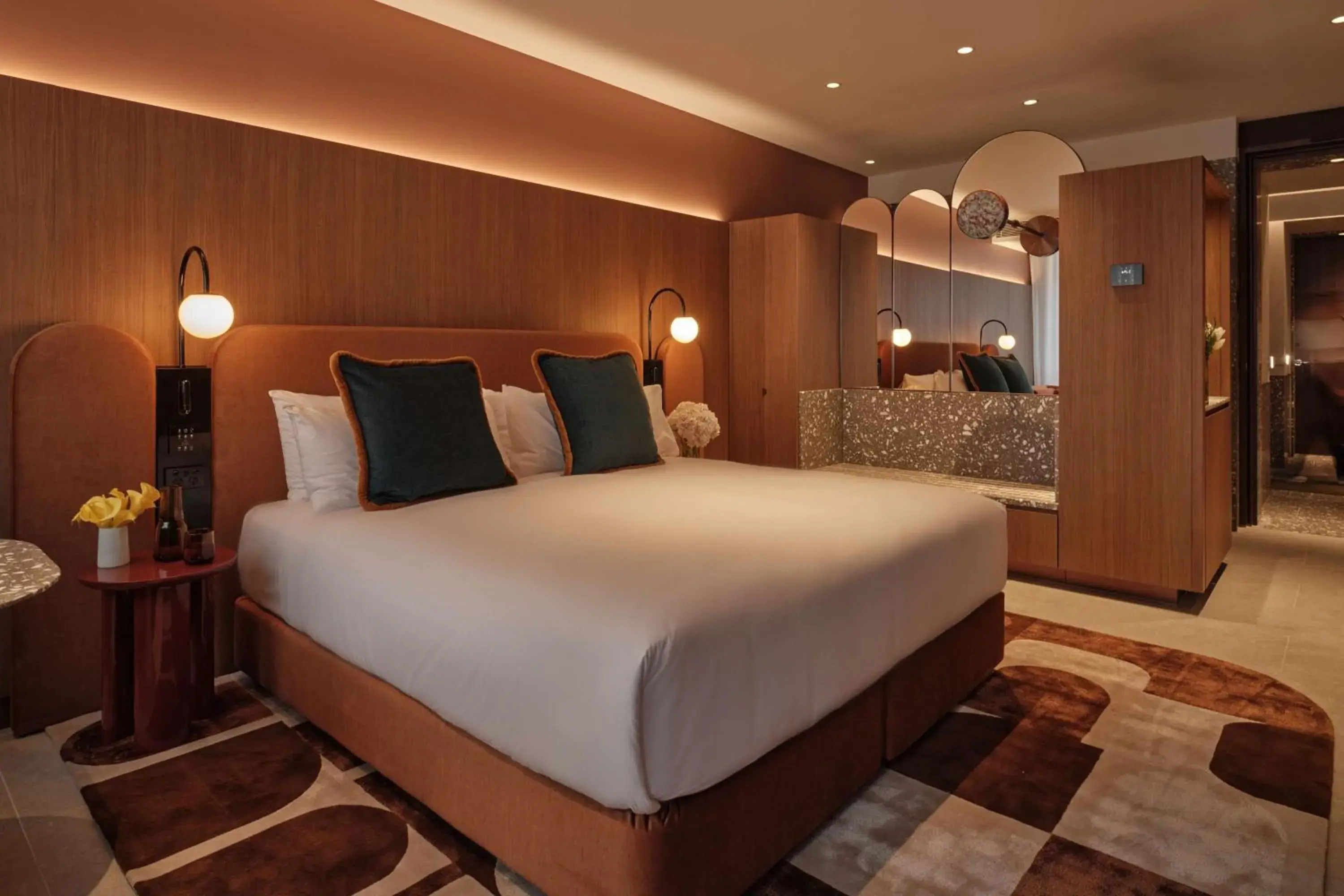 Sunset Balcony in The EVE Hotel Sydney Sunset Balcony in The EVE Hotel Sydney