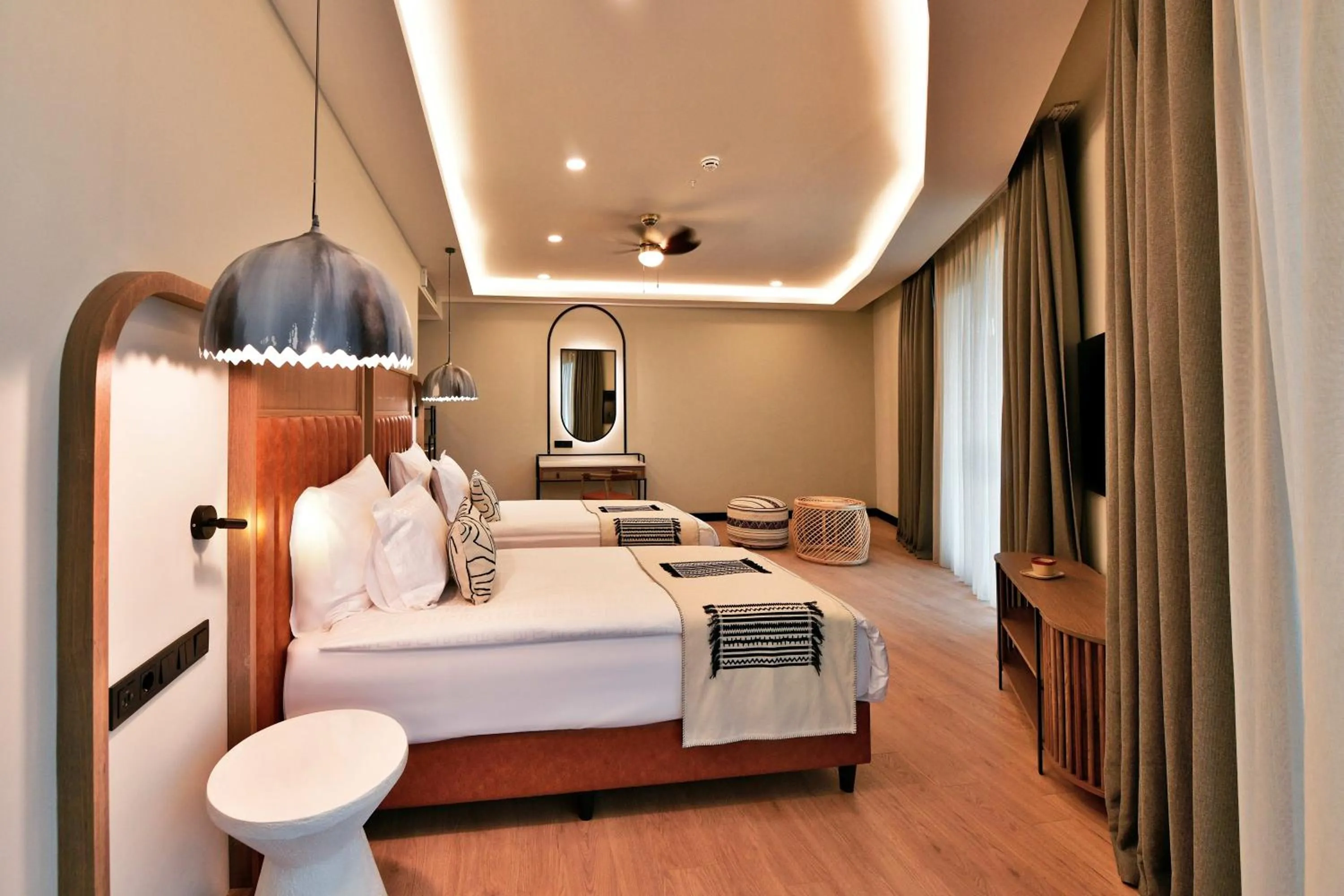 Bedroom, Bed in Ethno Belek