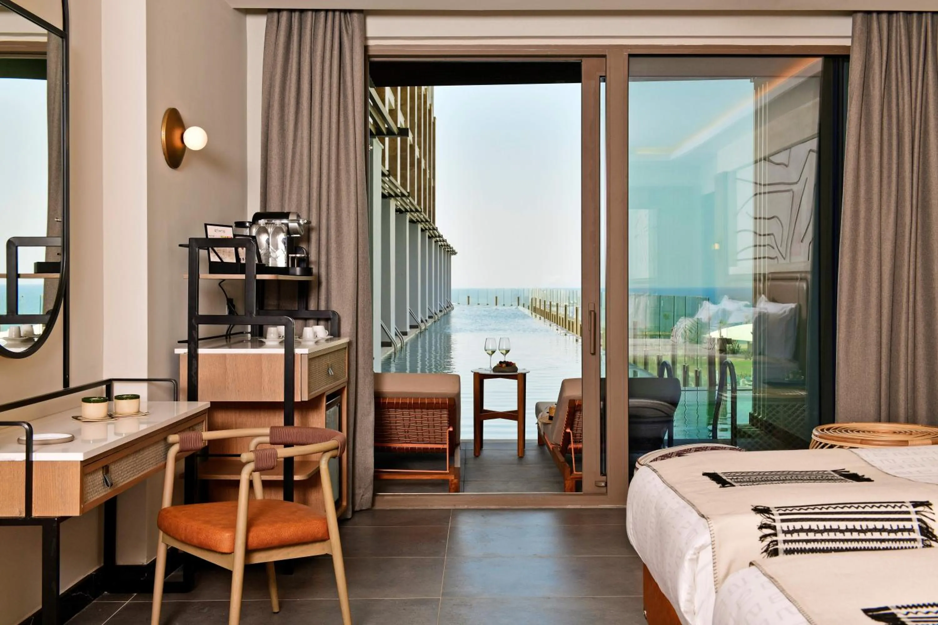 View (from property/room), Bed in Ethno Belek