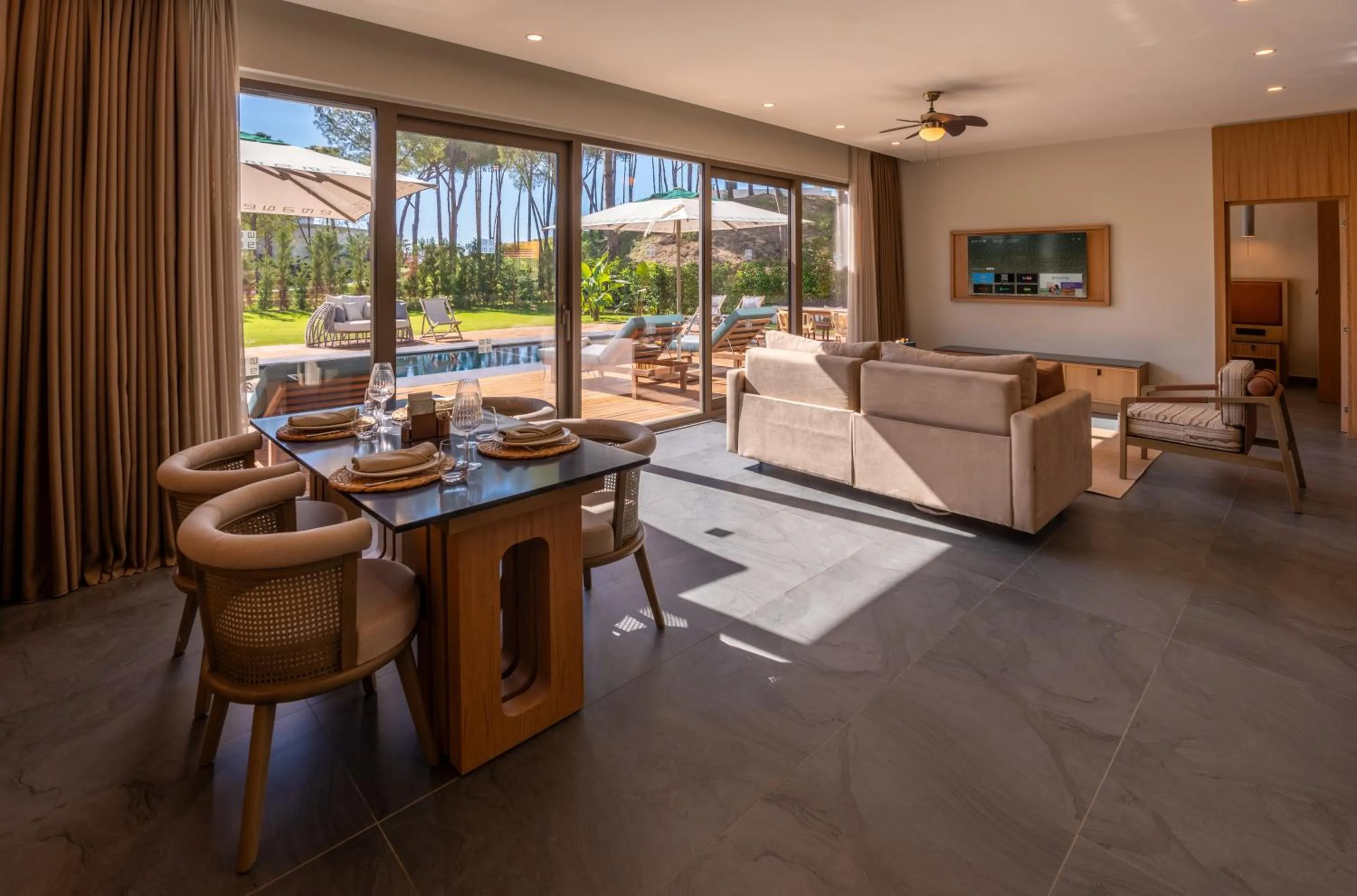 Living room in Ethno Belek