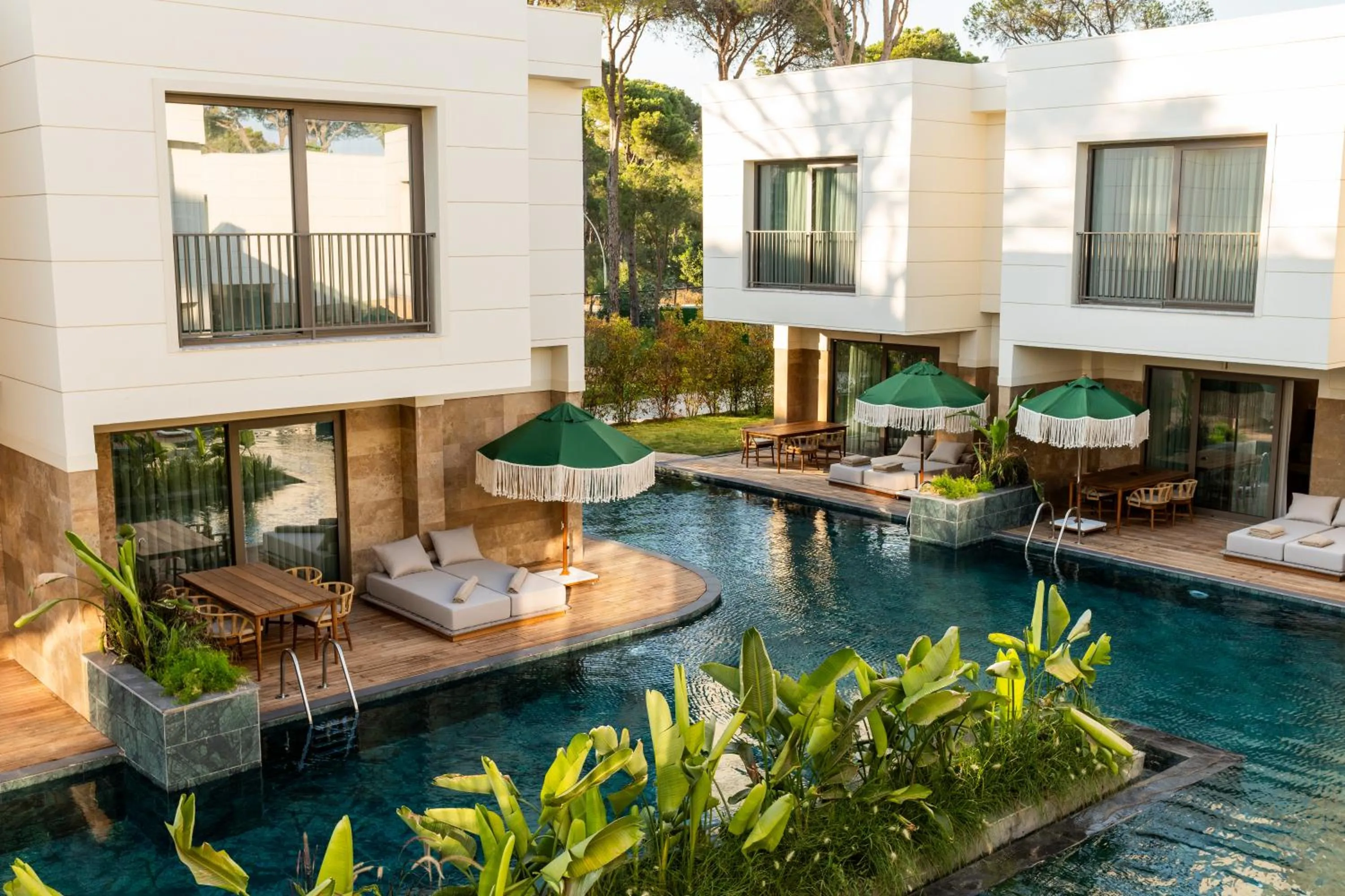 Pool view in Ethno Belek