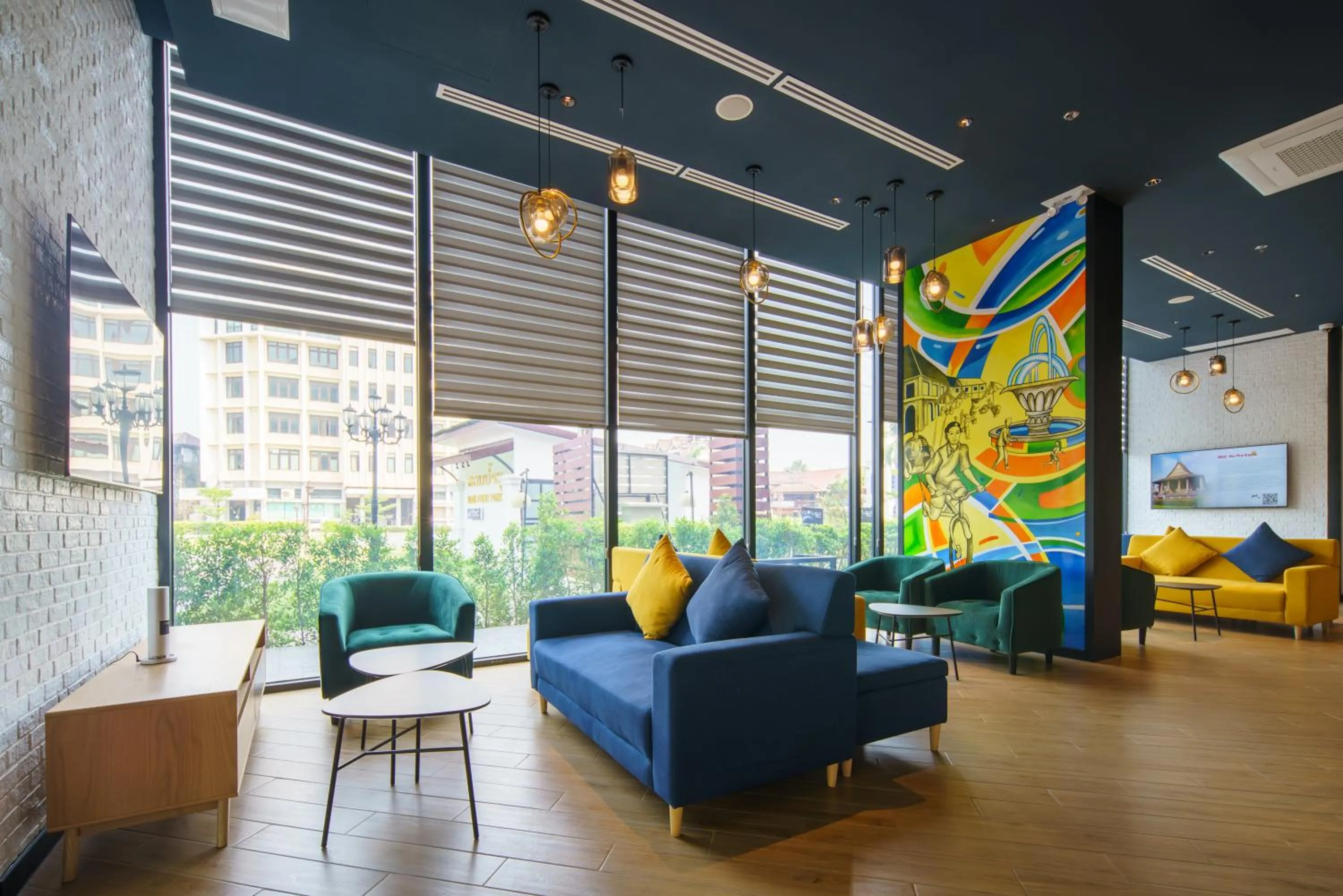 Seating area in COSI Vientiane Nam Phu