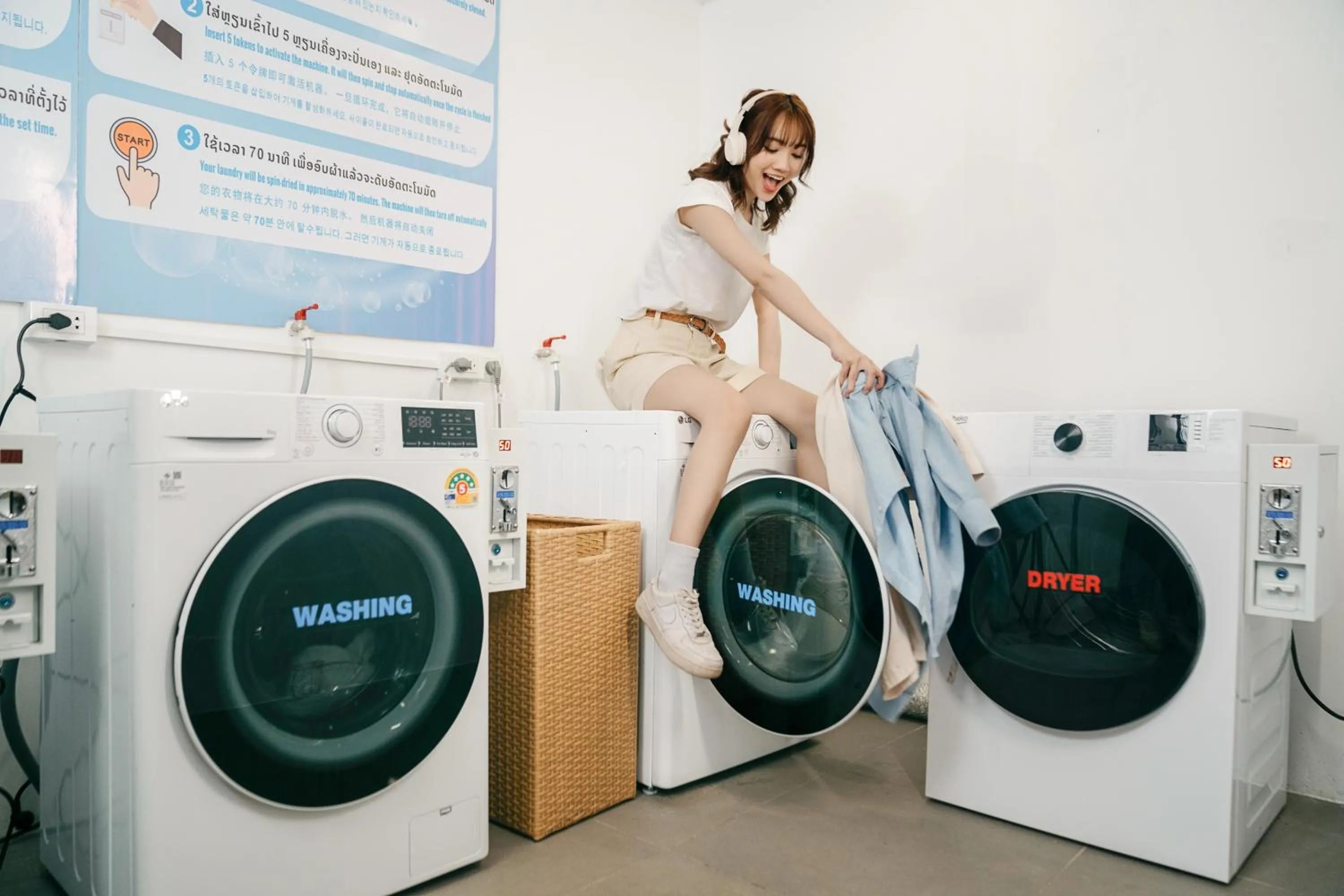 washing machine in COSI Vientiane Nam Phu