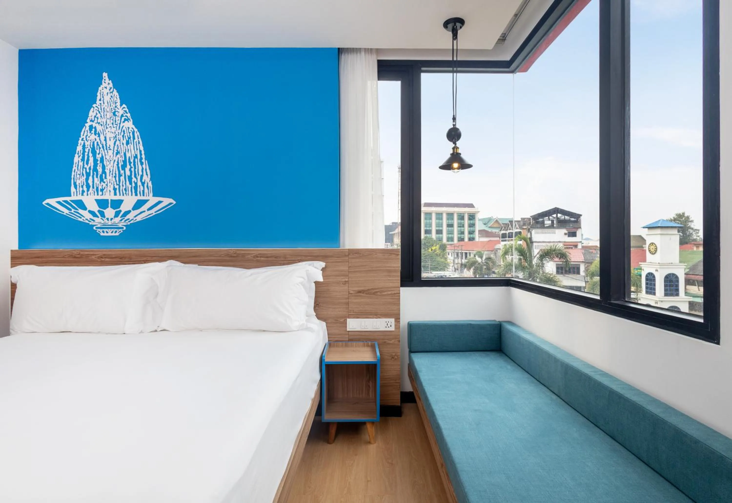 Bed in COSI Vientiane Nam Phu