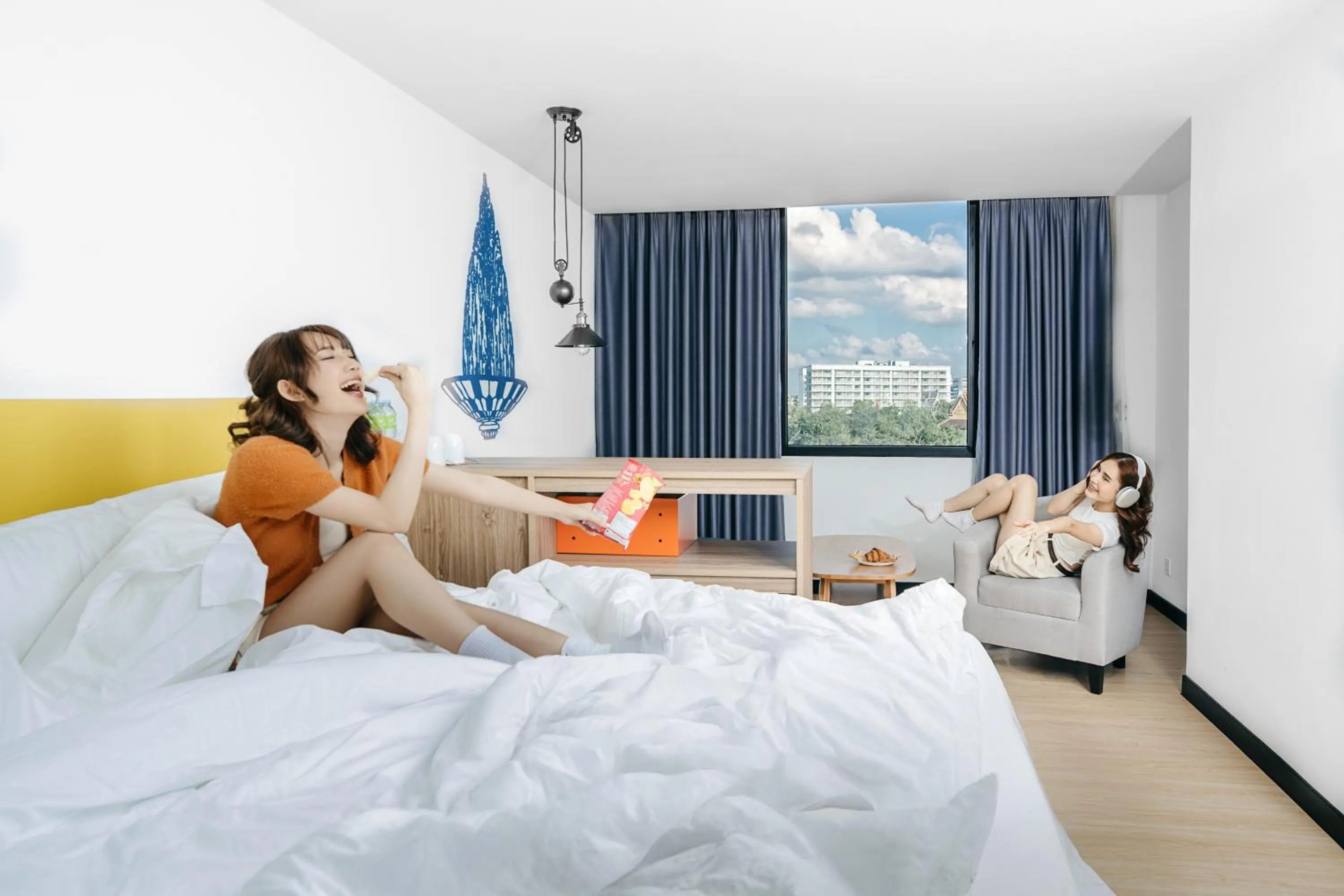 Photo of the whole room, Bed in COSI Vientiane Nam Phu