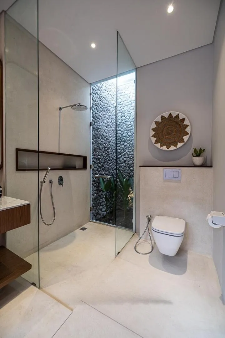 Shower in AMR Echo Beach Villa's Canggu