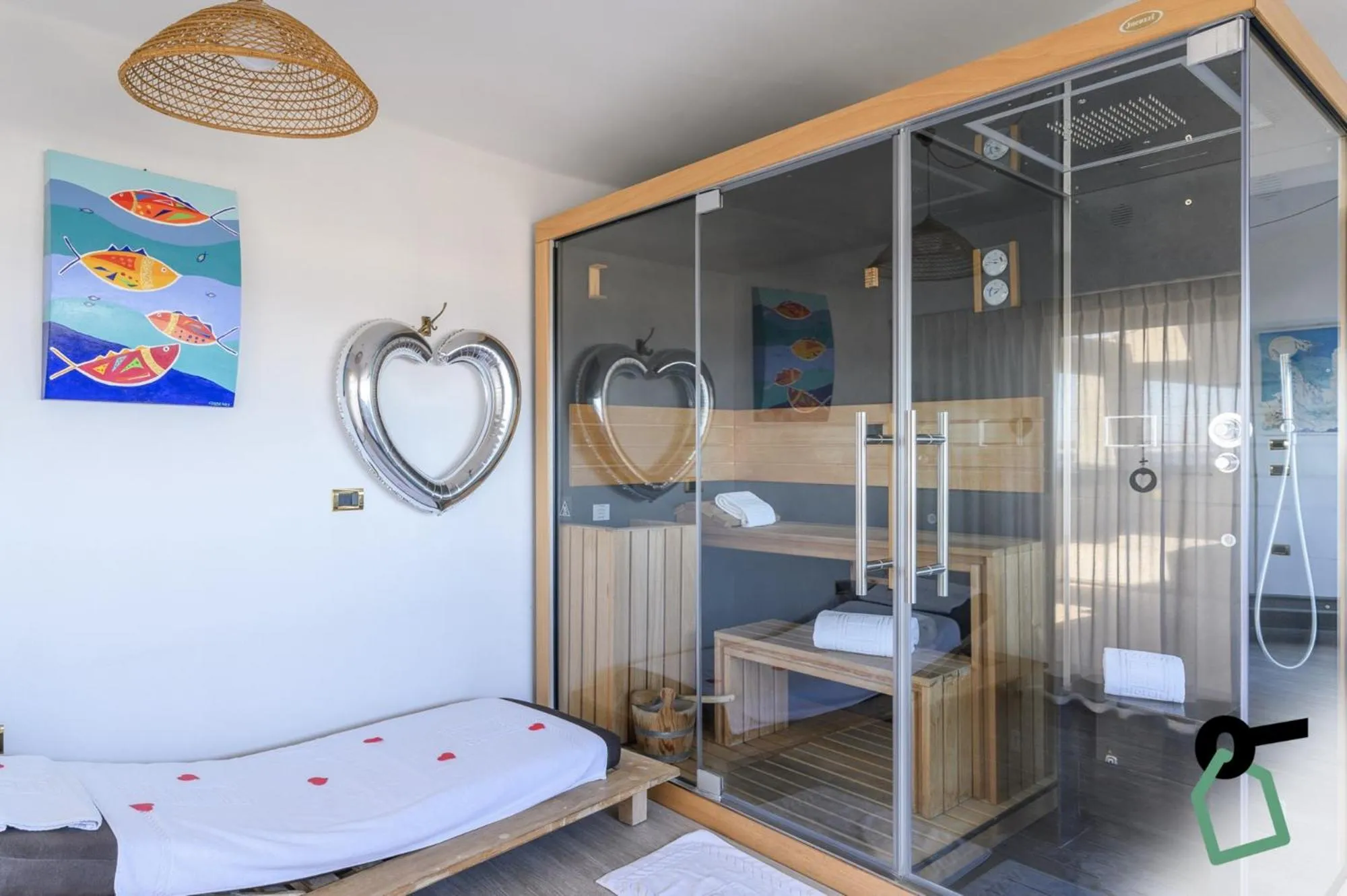 Spa and wellness centre/facilities, Bed in HOTIDAY Gallipoli Porto