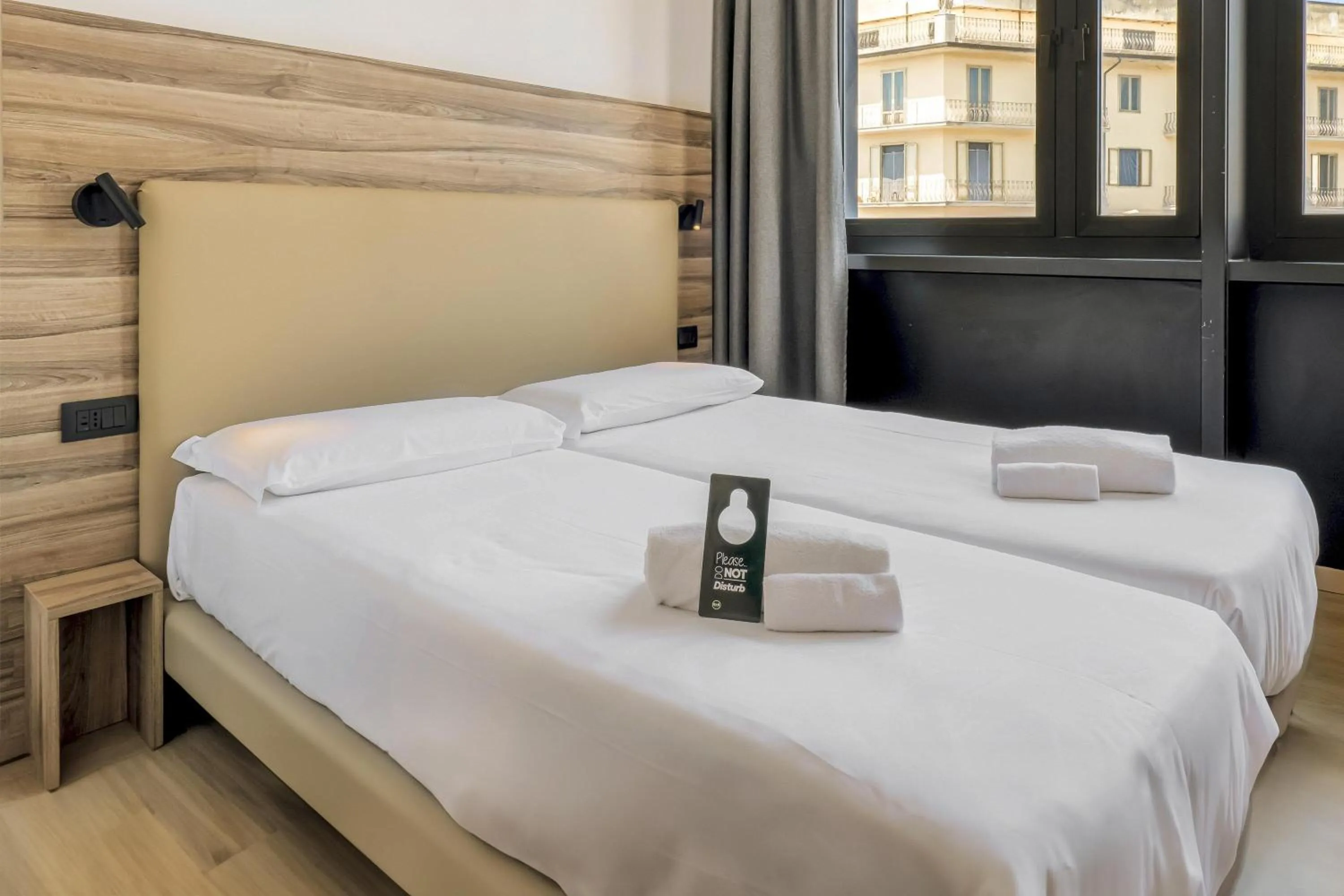 Photo of the whole room, Bed in B&B HOTEL Prato City Center