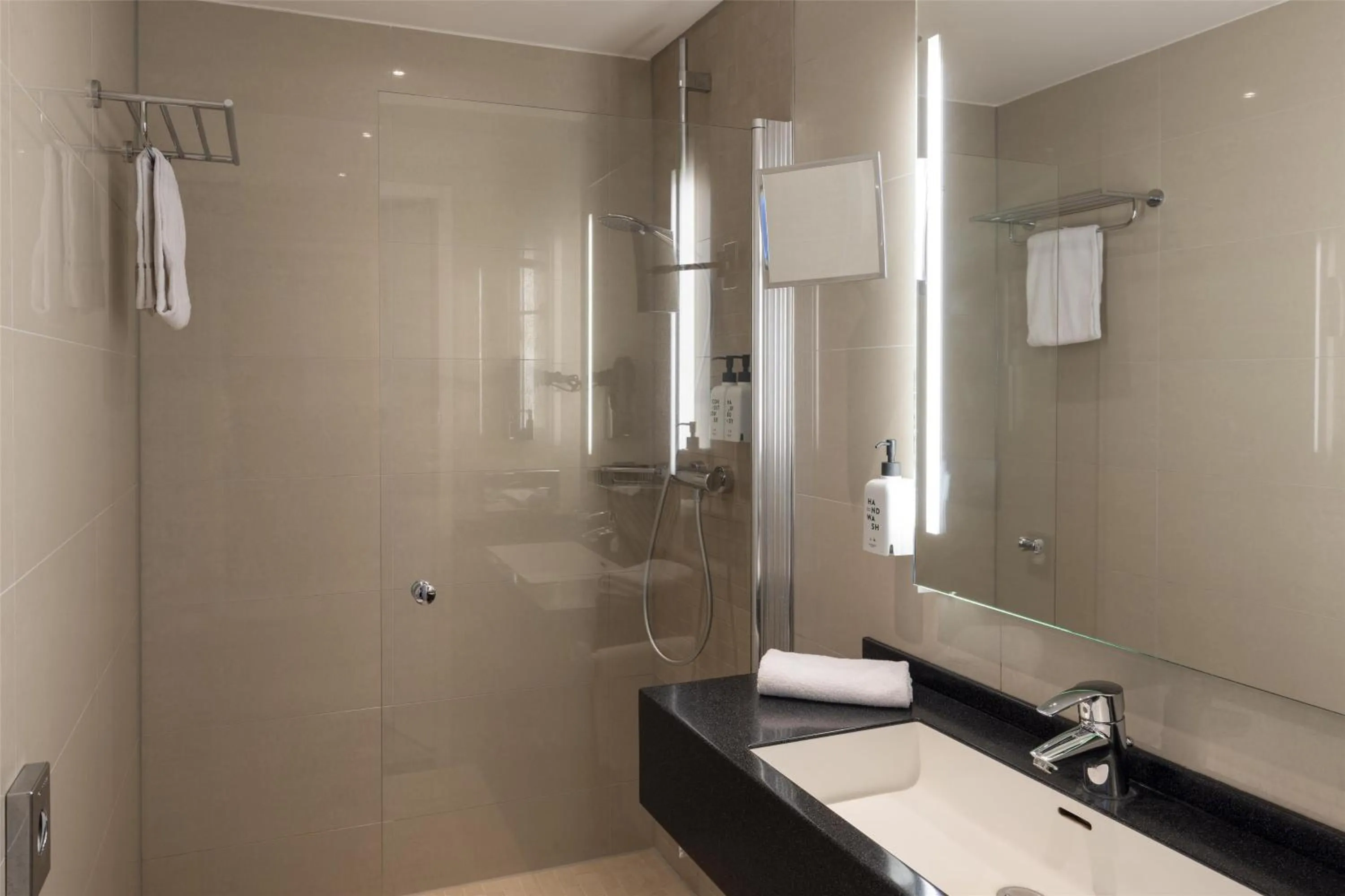 Bathroom in Scandic Berlin Kurfürstendamm