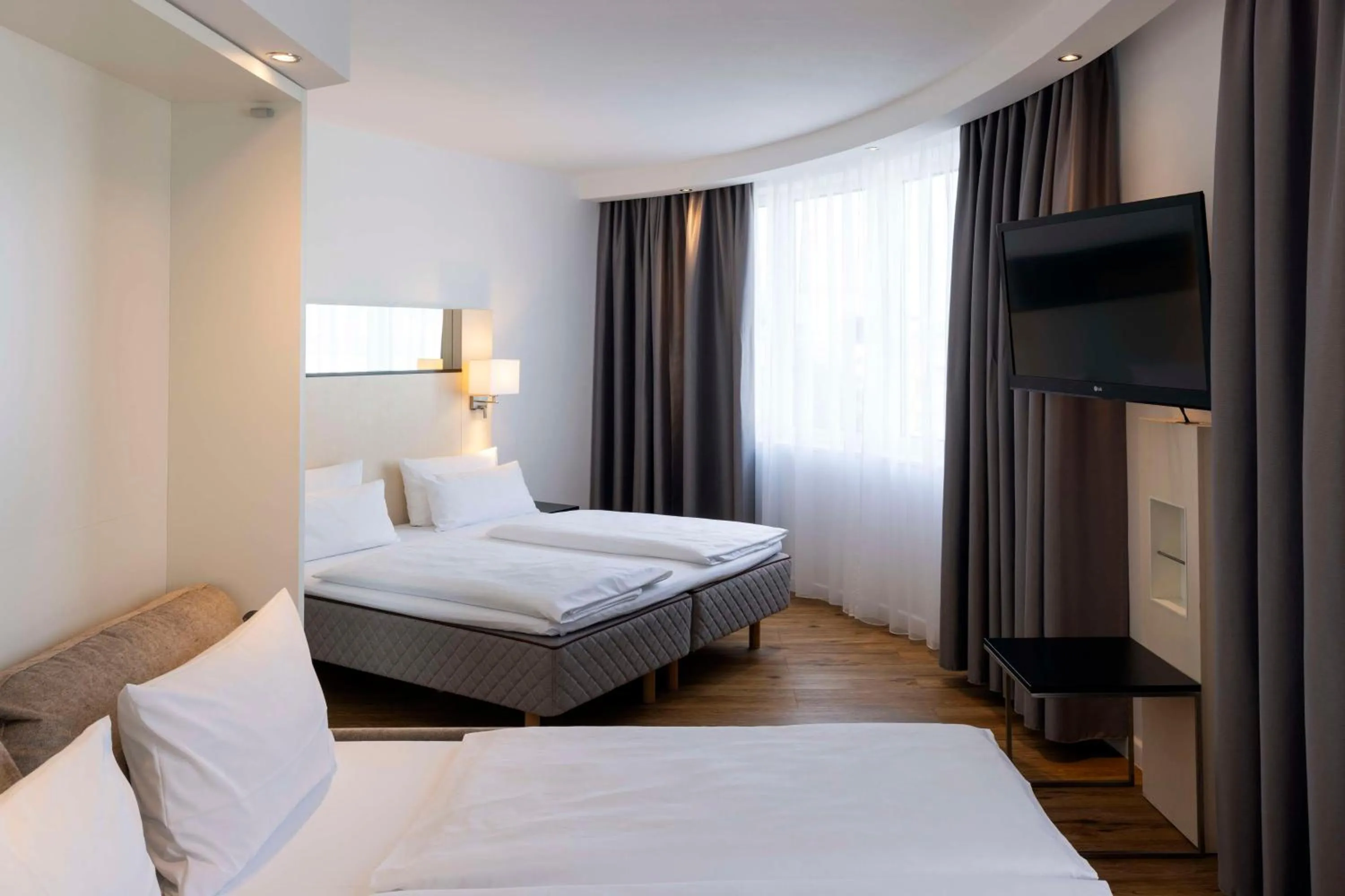 Bedroom, Bed in Scandic Berlin Kurfürstendamm