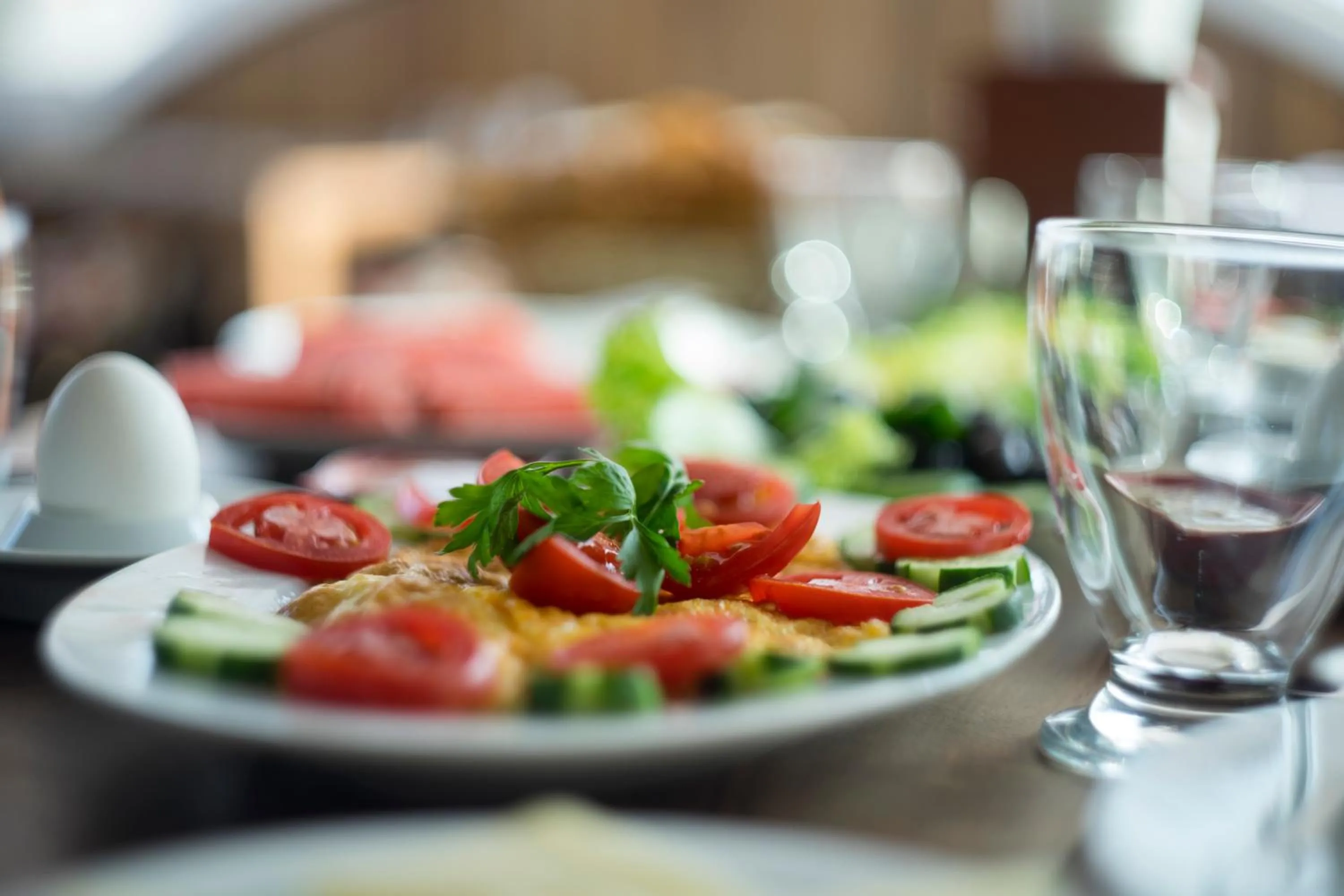 Continental breakfast in Parmada Hotel