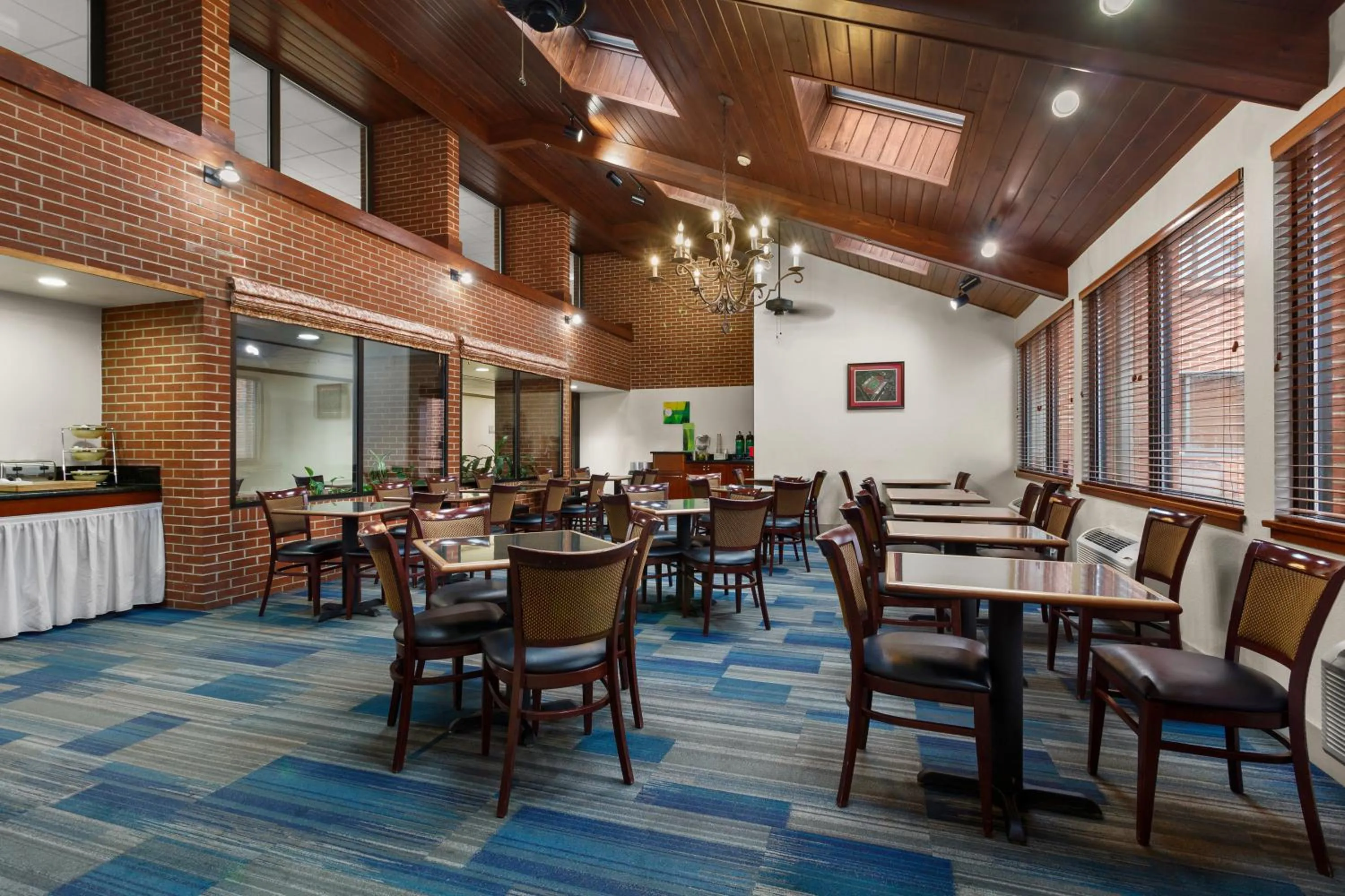 Seating area in Suburban Studios