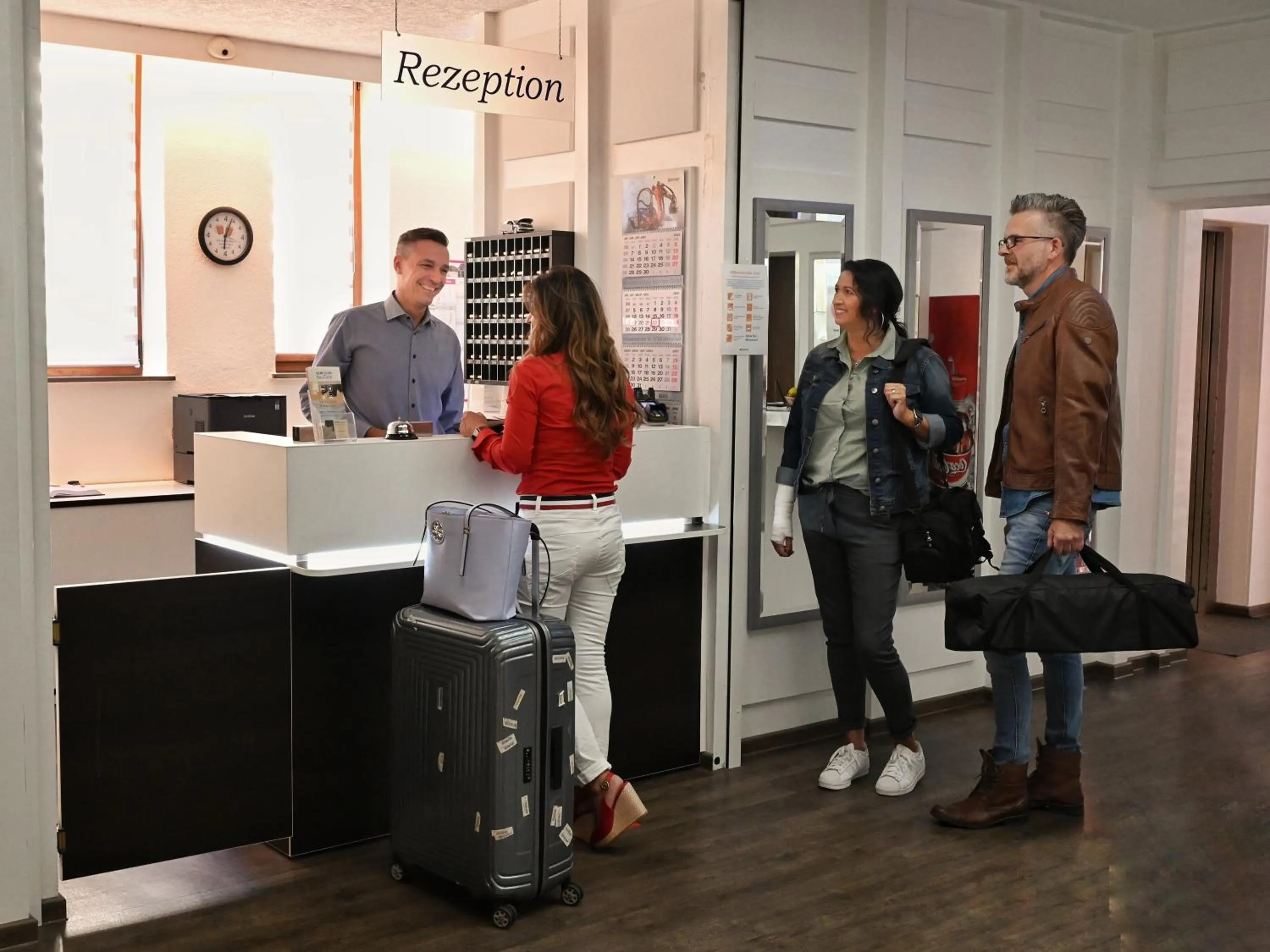 Lobby or reception in Hotel Scirocco