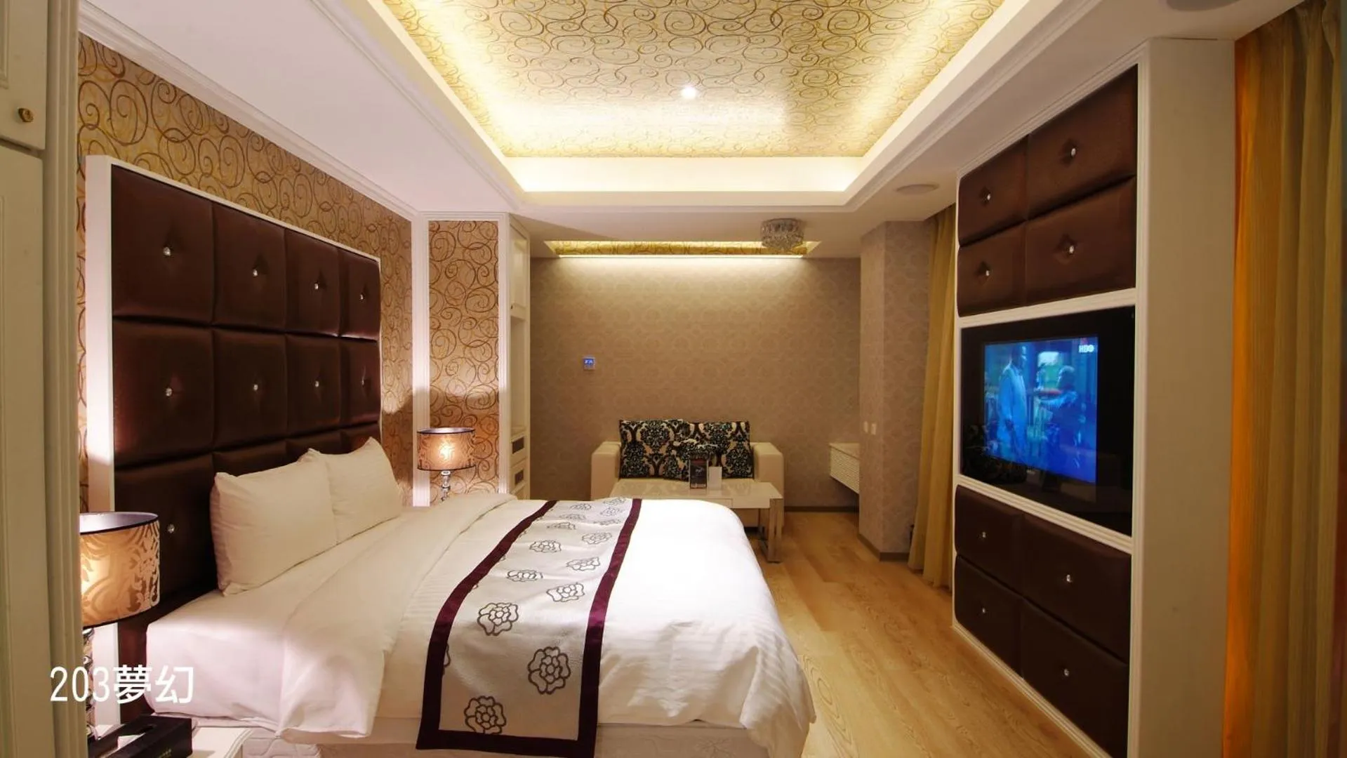 Bed in 奇美國際商務旅館