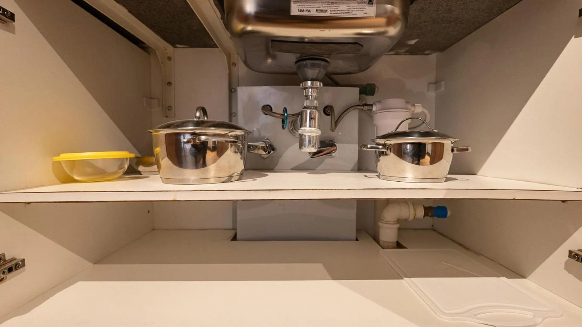 Kitchen or kitchenette in Studio completo próx. estação Fradique Coutinho
