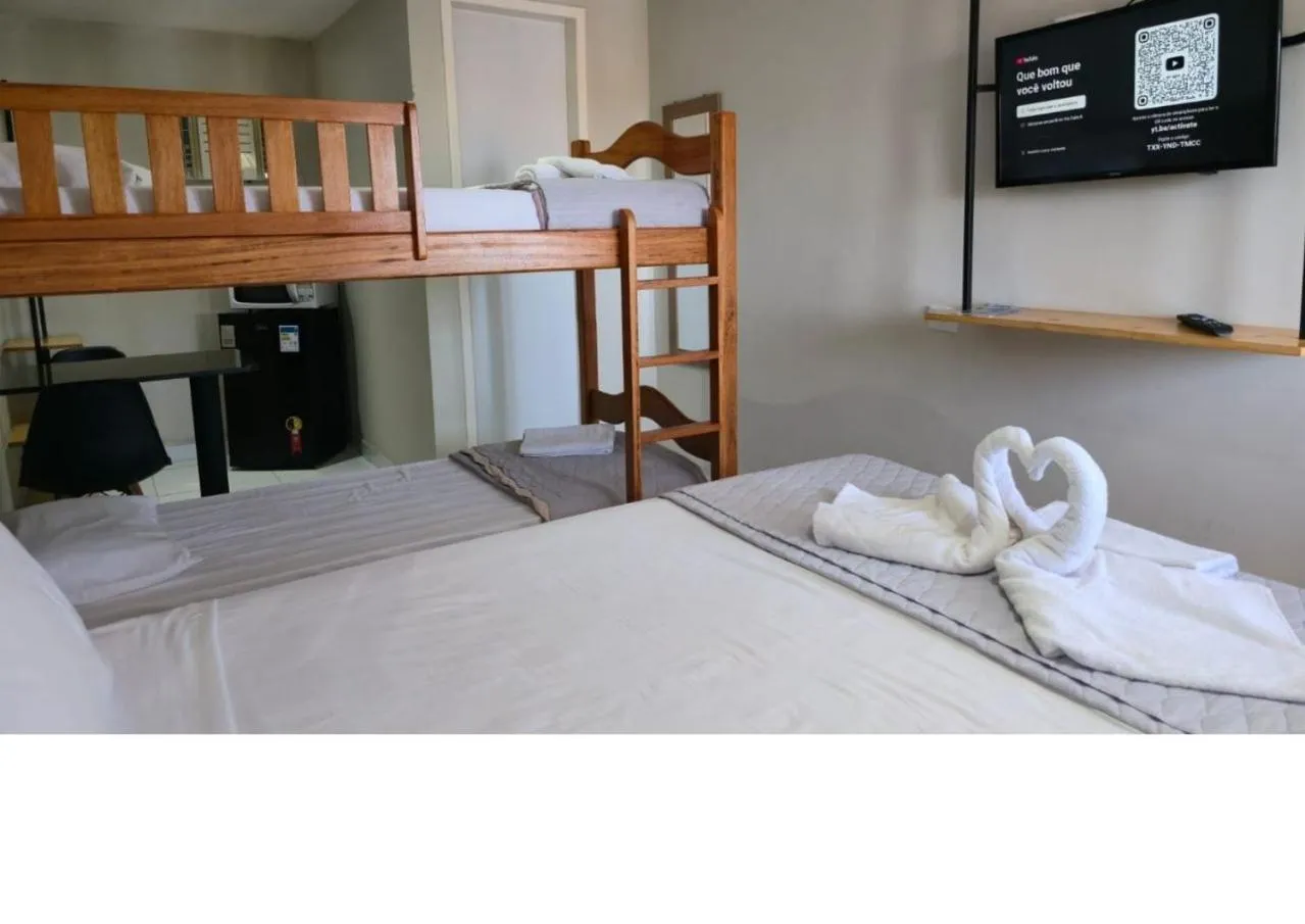 Bed in Pousada BOB Suítes