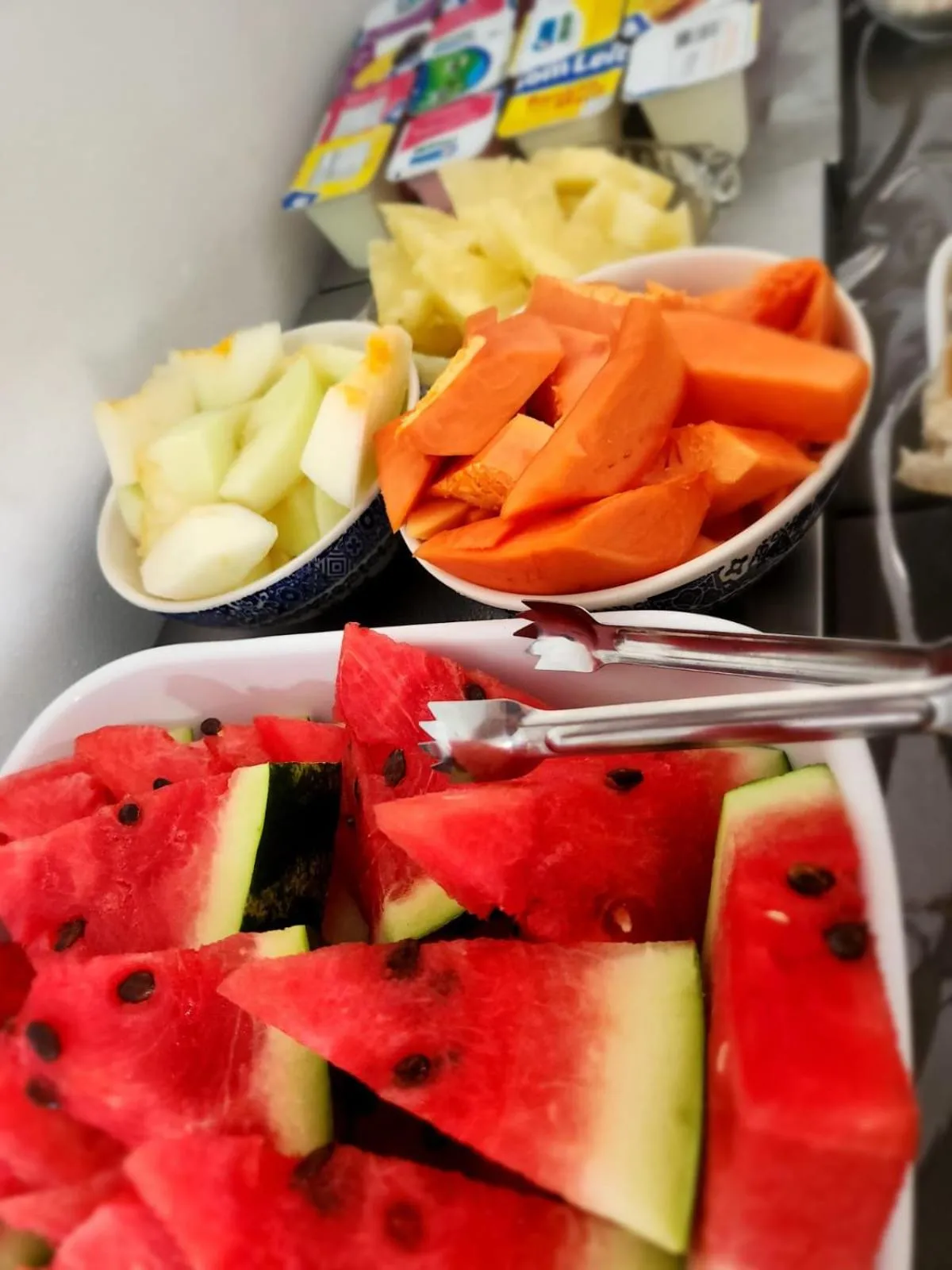 Buffet breakfast in Pousada BOB Suítes