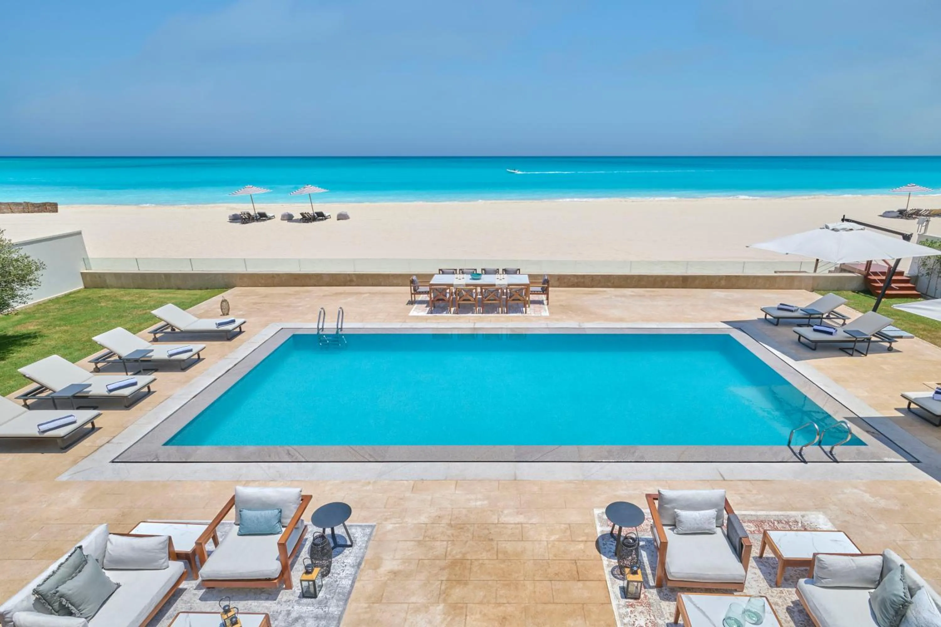 Pool view in Al Alamein Hotel