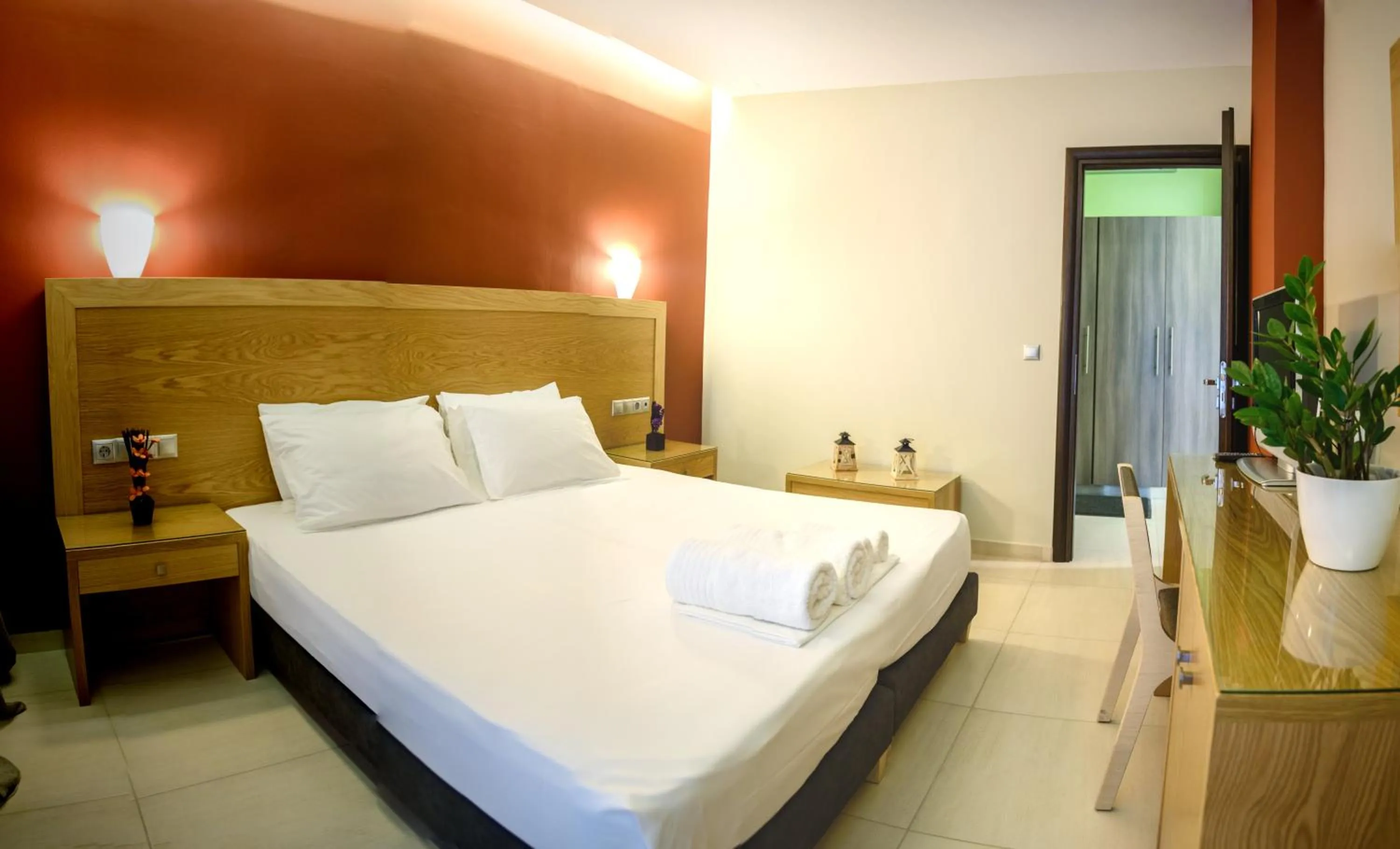 Photo of the whole room, Bed in Ionion Beach Apartment Hotel & Spa