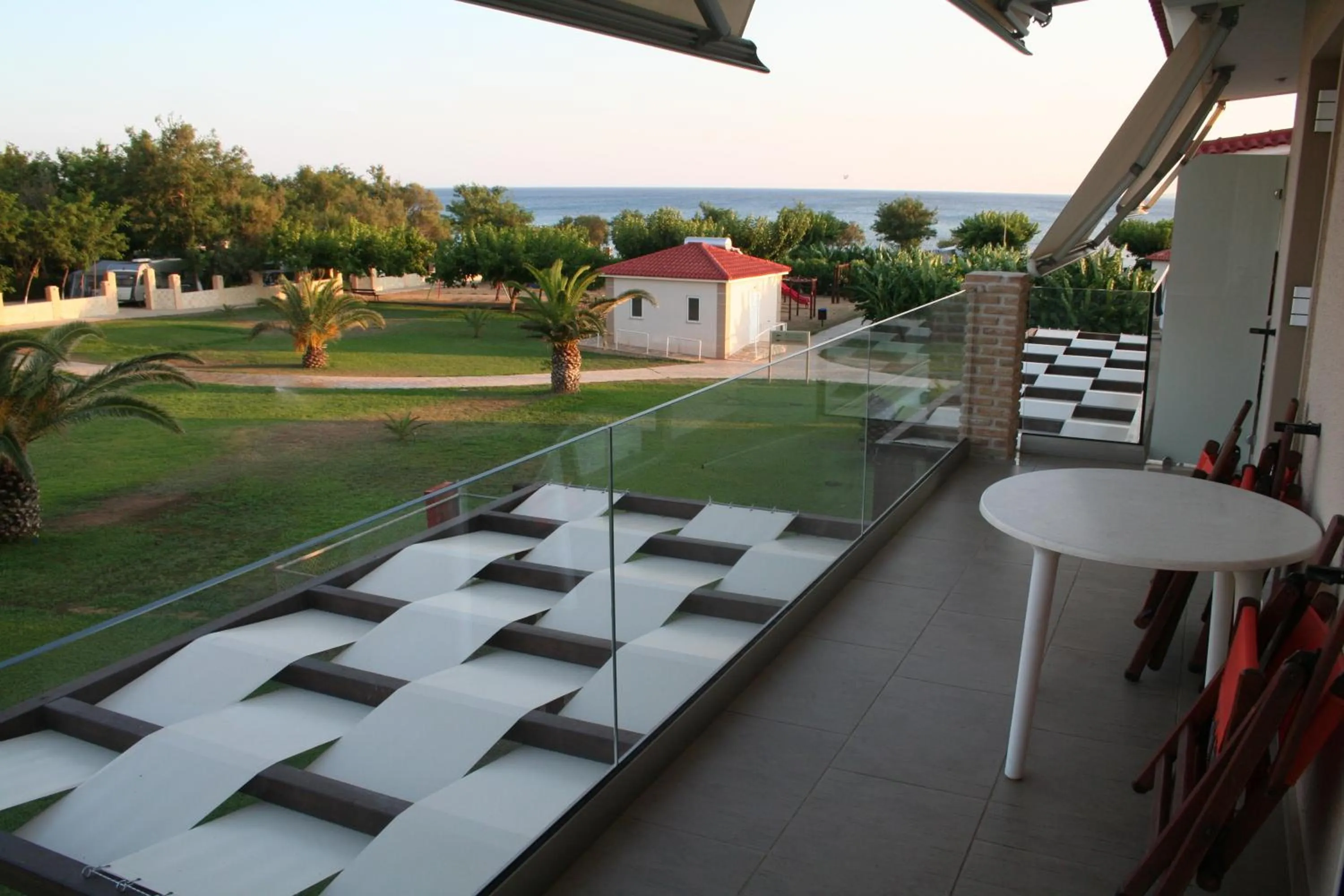 Balcony/Terrace in Ionion Beach Apartment Hotel & Spa