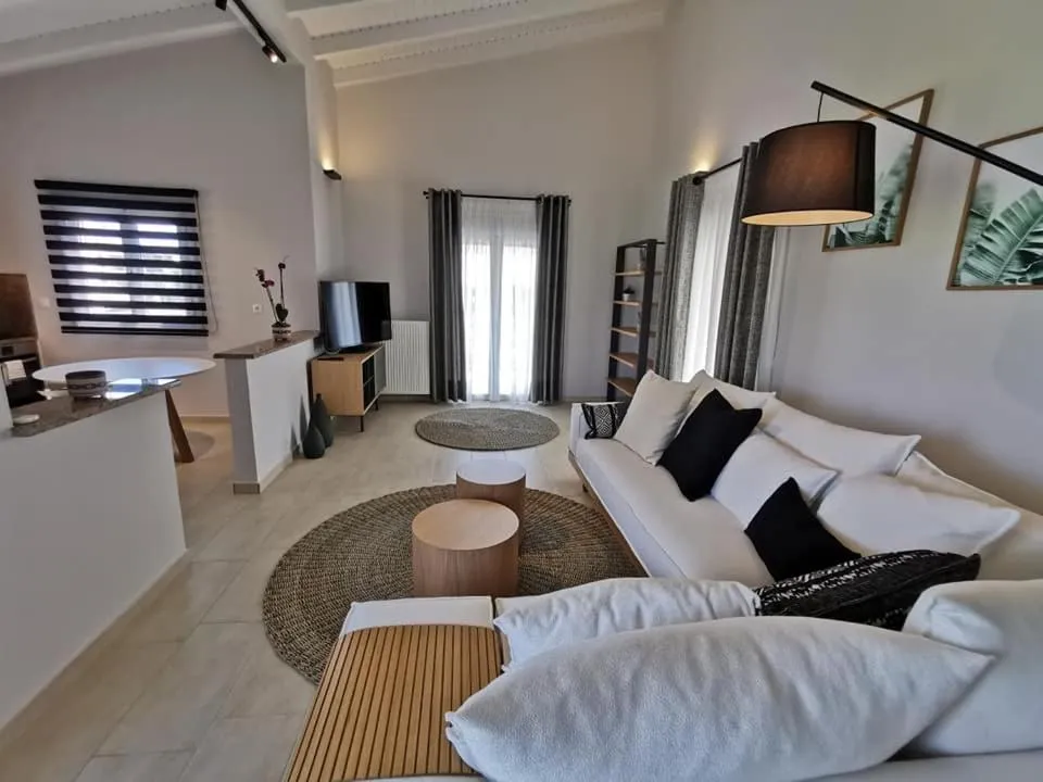 Bed in Ionion Beach Apartment Hotel & Spa