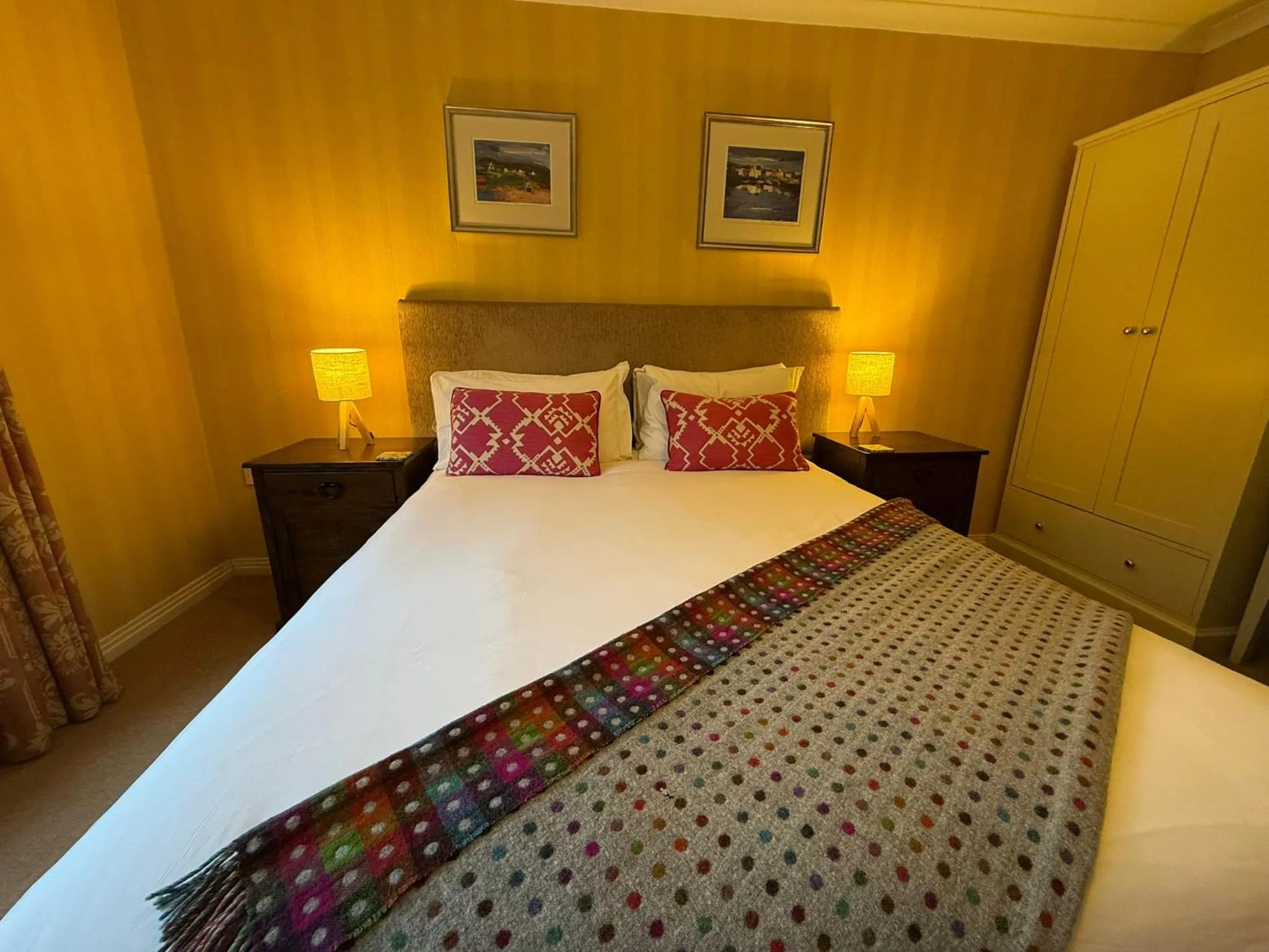 Bed in The Airds Hotel and Restaurant