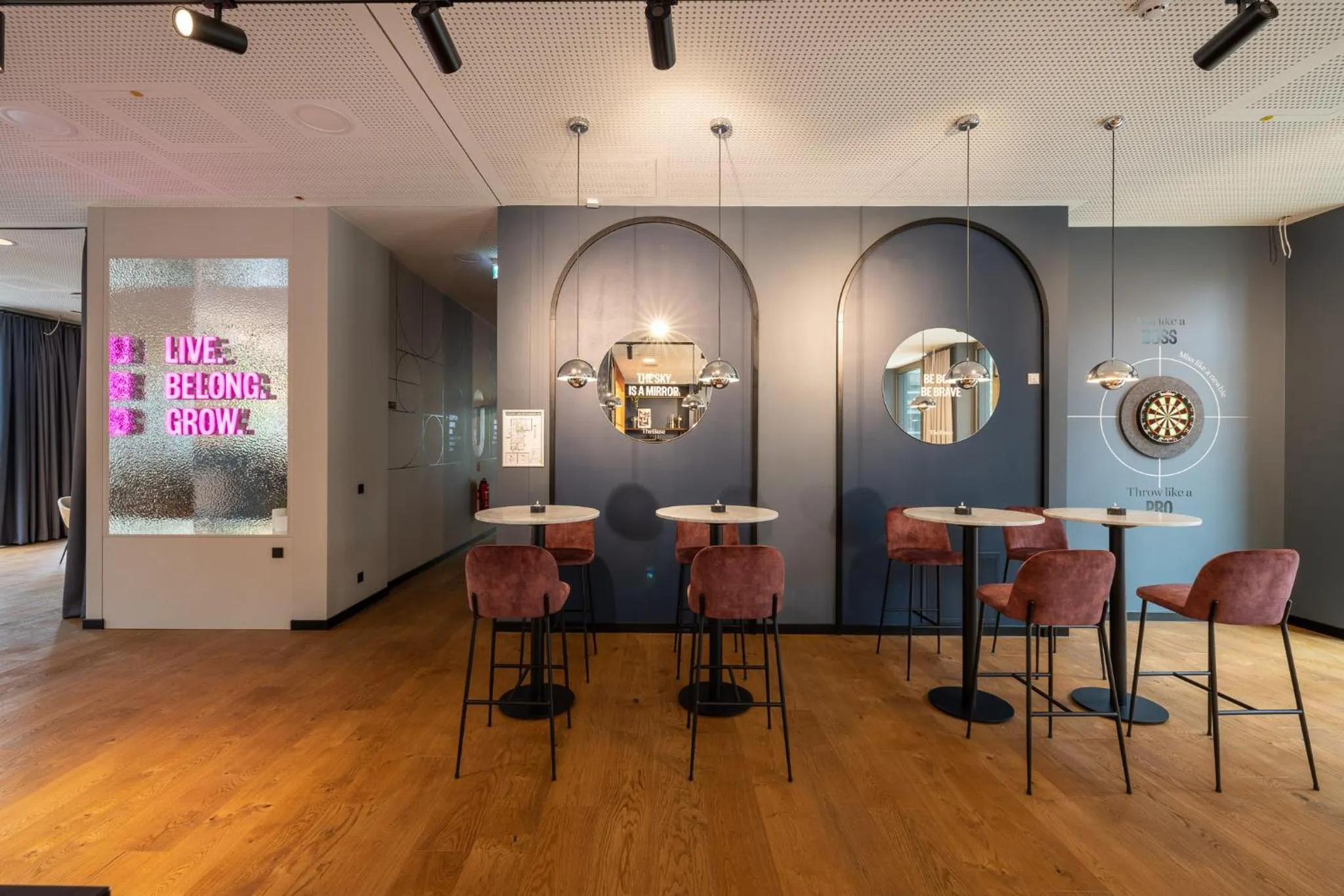 Communal lounge/ TV room in The Base Munich